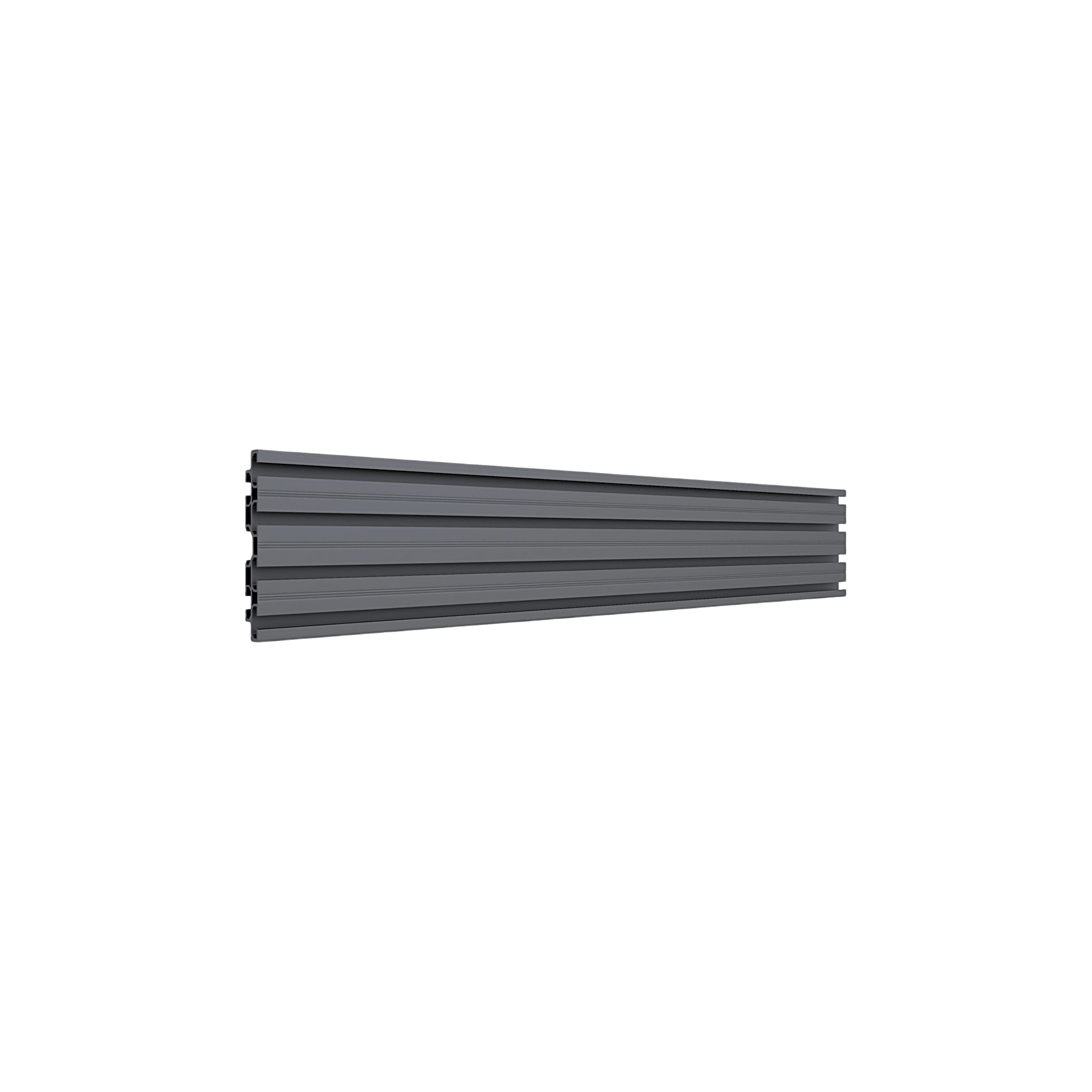 Accesorio_ Riel de Aluminio con Longitud 1000 mm |  Incluye Tapas laterales  | Compatible con estructura para Videowall | Diseño Modular