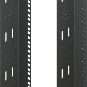 Ángulo con Tuerca Cuadrada de 19 pulgadas para rack ProLine, ajuste de 2000 mm, de acero, negro