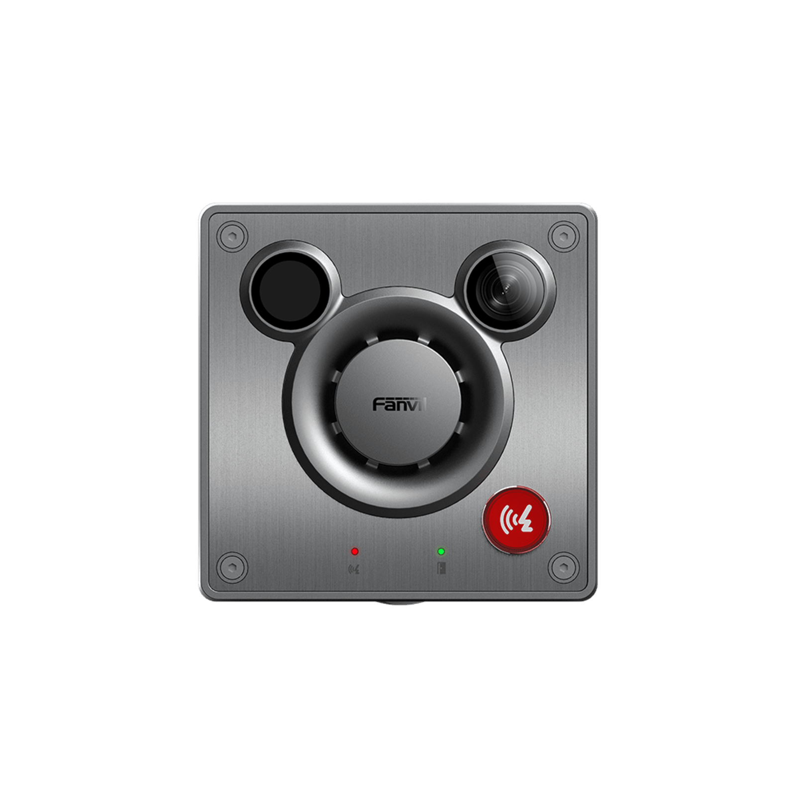 Video Intercom IP para Exterior / Cámara 4 Megapixel (1080p) / HDR e Iluminación IR / Altavoz 5W y Doble Micrófono con Reducción de Ruido / Panel Acero Inoxidable y Cuerpo Aluminio / IP66 e IK10 / PoE+ / 2 Líneas SIP