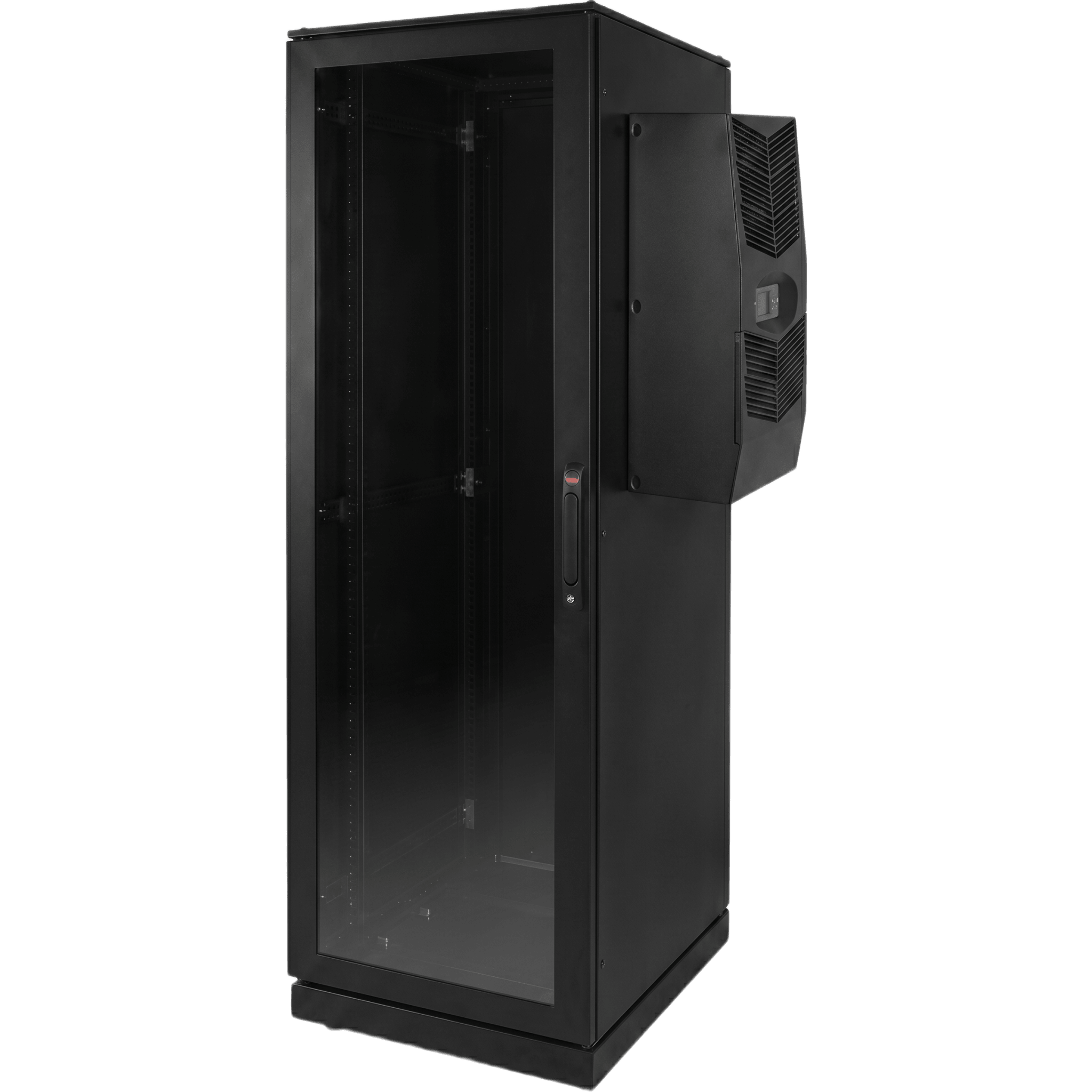 Gabinete de Telecomunicaciones ProLine V/D, 600 mm de Ancho, 1000 mm de Profundidad, Compatible Con Aire Acondicionado Tipo G52, NEMA 12, 42 UR, Color Negro
