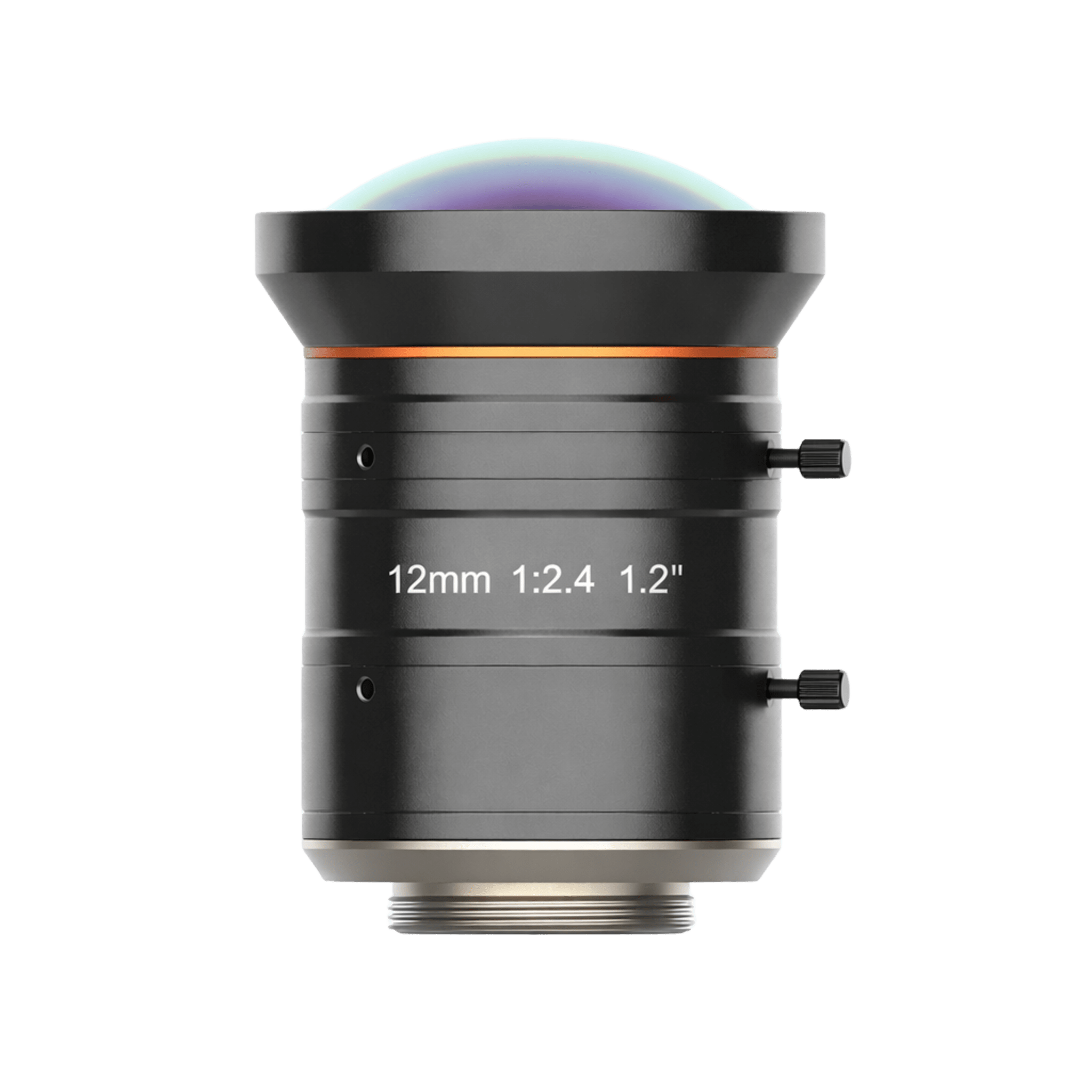 Lente FA para Machine Vision / 25 Megapíxeles / Distancia Focal 12 mm / Apertura F2.4-F16 / Círculo de Imagen 1.2" (19.3 mm) / Montura C / Compatible Visible e Infrarrojo Cercano