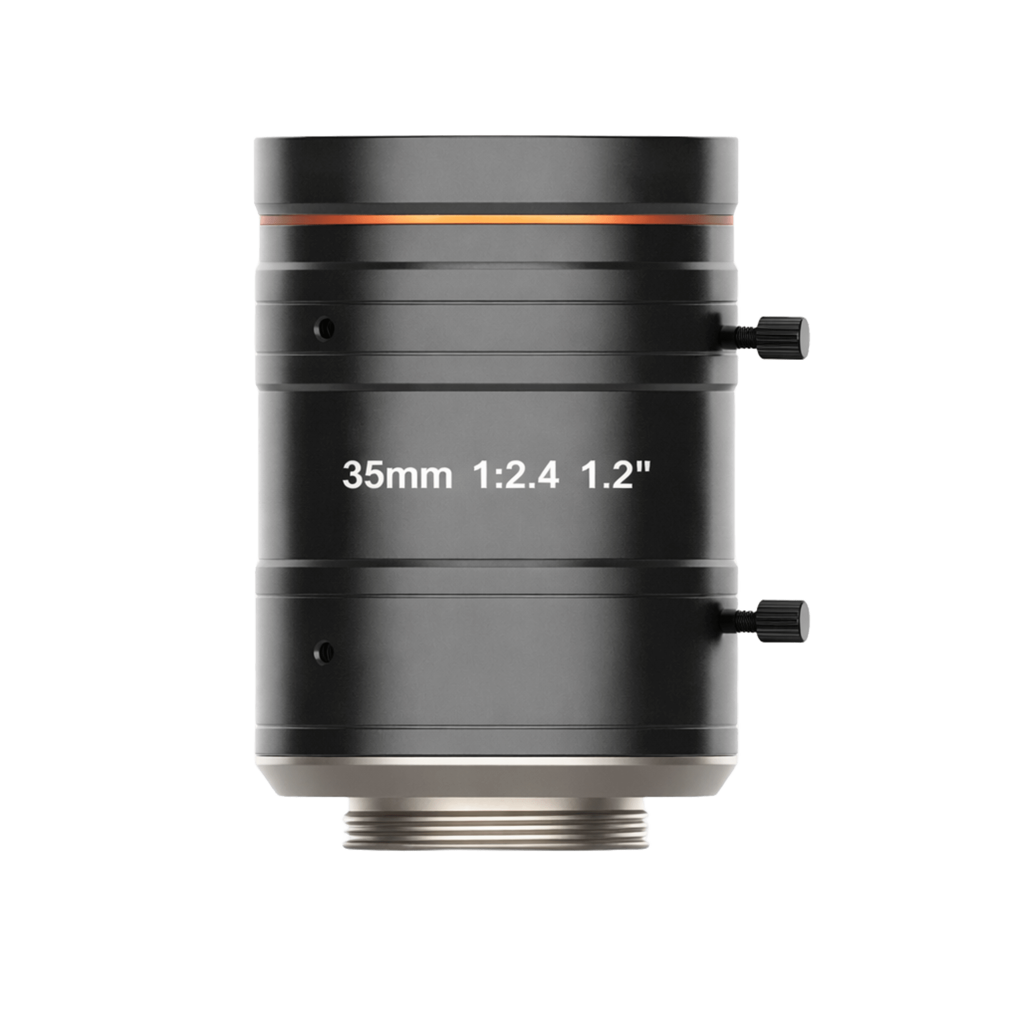 Lente FA para Machine Vision / 25 Megapíxeles / Distancia Focal 35 mm F2.4 / Montura C / Imagen Ø19.3 mm (1.2") / Distorsión 0.02% / Amplio Rango de Distancia de Trabajo / Compatible con Visible e Infrarrojo Cercano