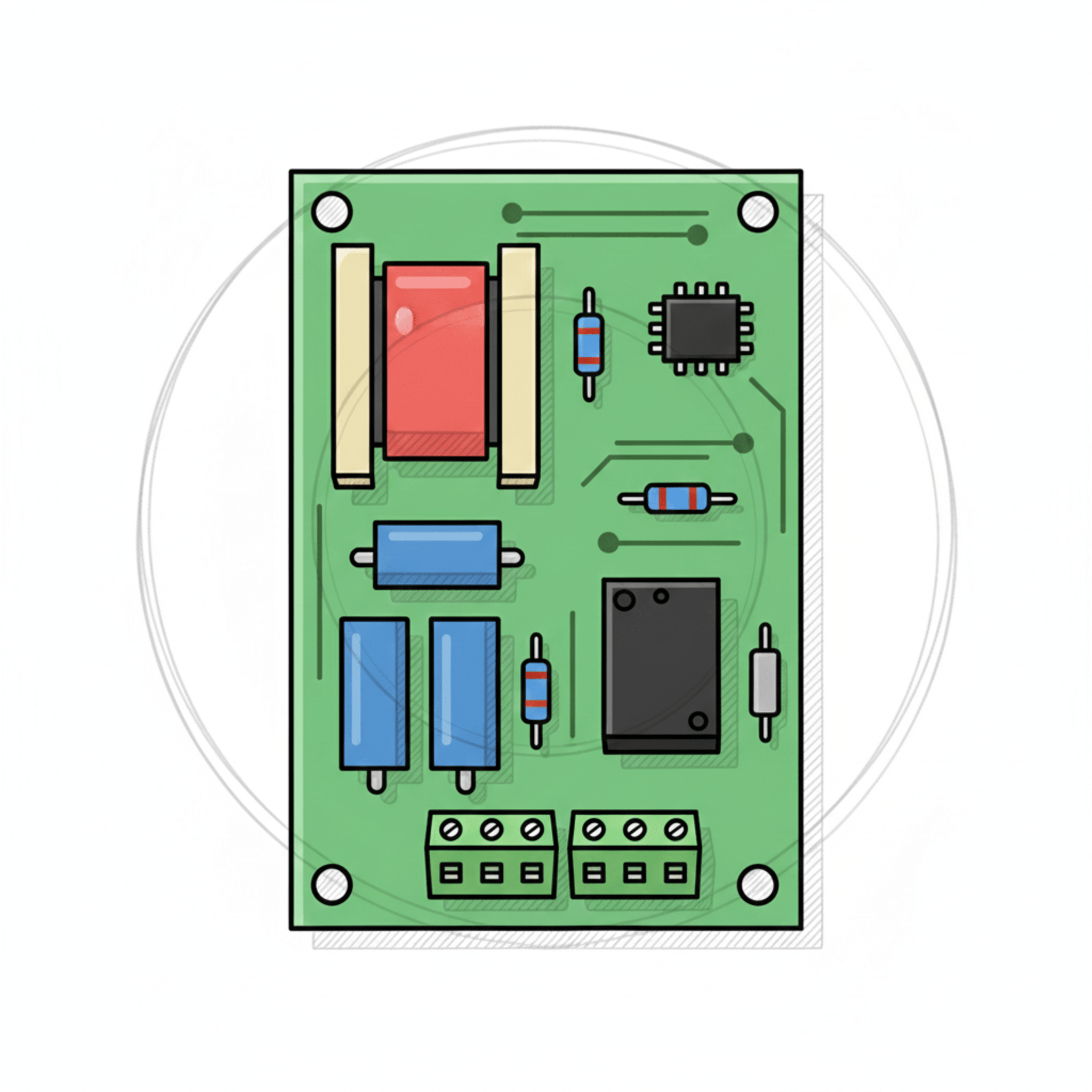 Tarjeta electronica esclava de control de torniquete  DSK3M101A801