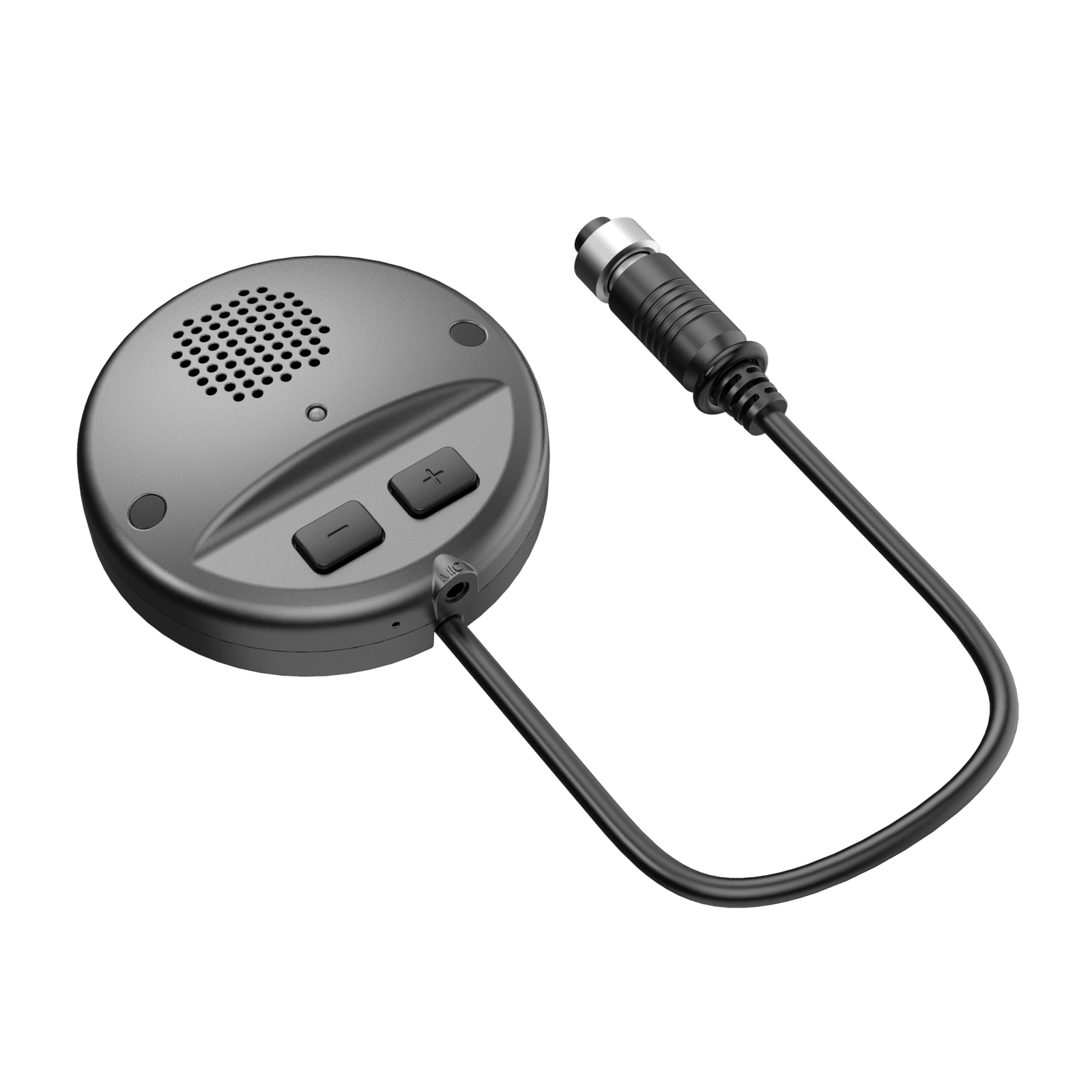 Accesorio para Audio de 2 Vías / Compatible con DVR Móvil HIKVISION / Conector Tipo Aviación / Micrófono y Altavoz Integrados