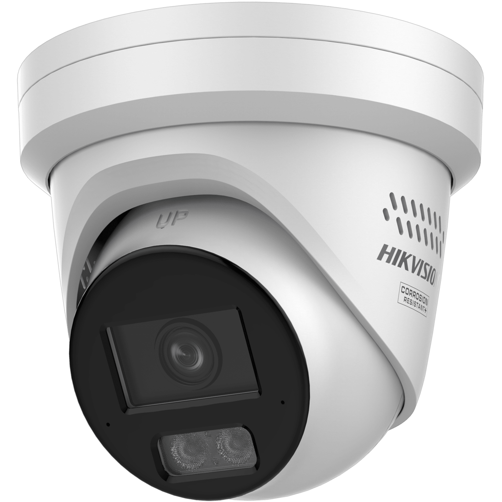 [Dual Light + 2 Micrófonos Integrados] Turret IP 12 Megapixel / Lente 2.8 mm / 30 mts Luz Blanca + 30 mts IR / ACUSENSE / Exterior IP67 / WDR 120 dB / PoE / ONVIF / Micro SD / Metal / ACUSEEK