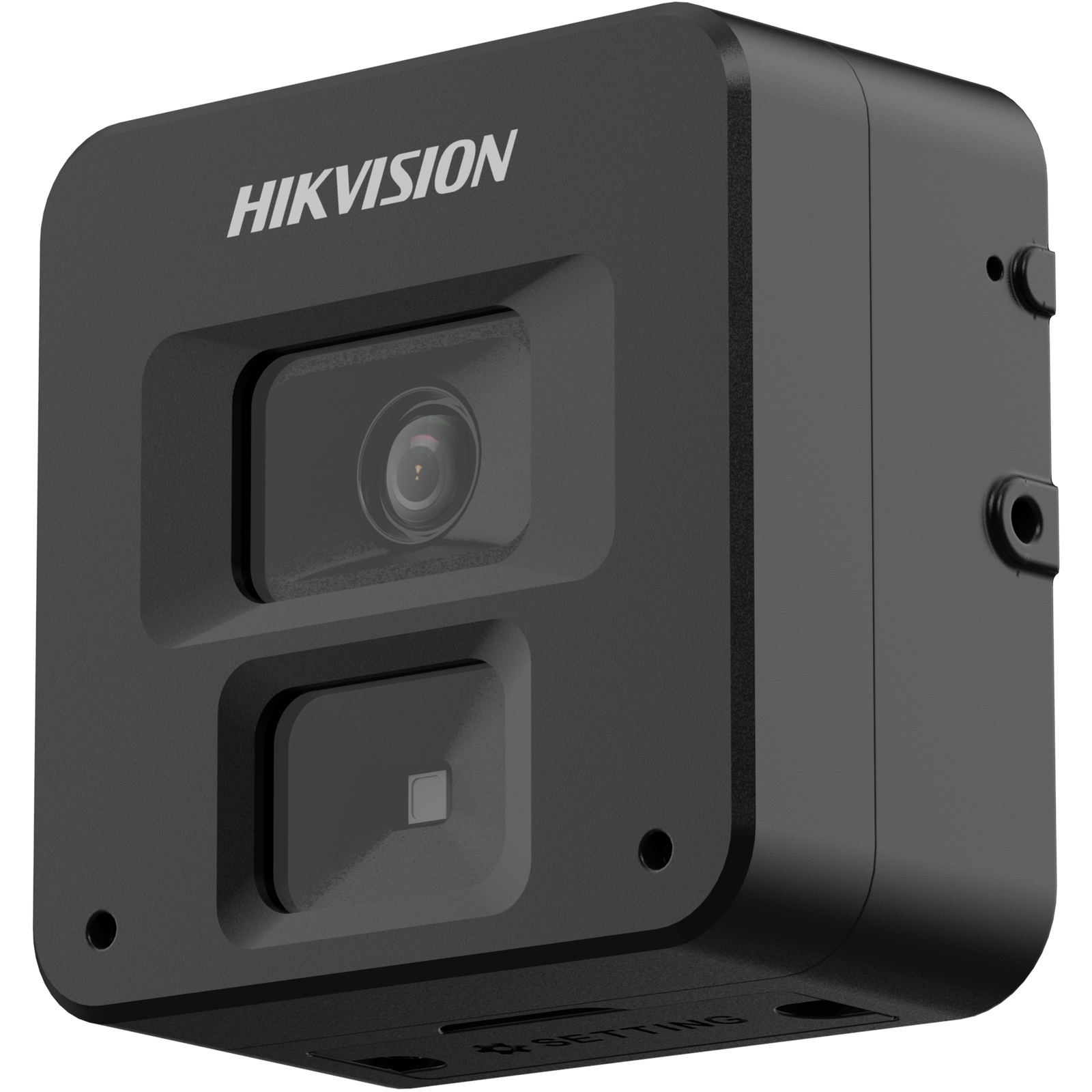 Micro Cámara IP para Manufactura de 5 Megapixel / Lente de 4 mm / Micrófono Interconstruido / Enfoque de 0.1 Metro a 0.5 Metros / 0.5 Metros de Luz Blanca / Ideal para Procesos de Manufactura / WDR 120 dB / PoE / Micro SD