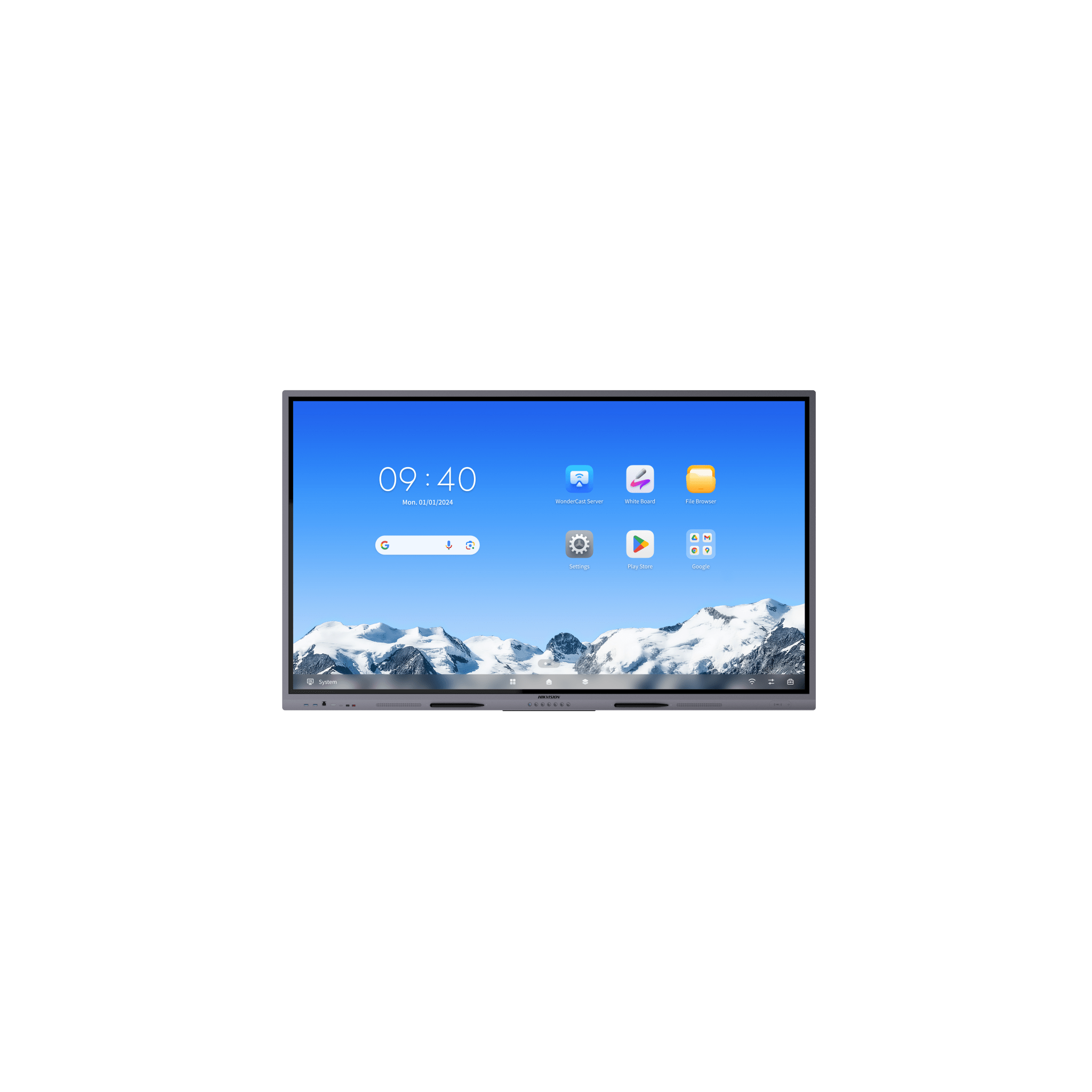Pantalla Interactiva Touch de 86" Android 14 / Asistentes IA / Google Suite Preinstalado con Certificación EDLA / Resolución 4K / Bocinas Integradas / Entradas HDMI y VGA / Incluye 2 Lápices para Escribir