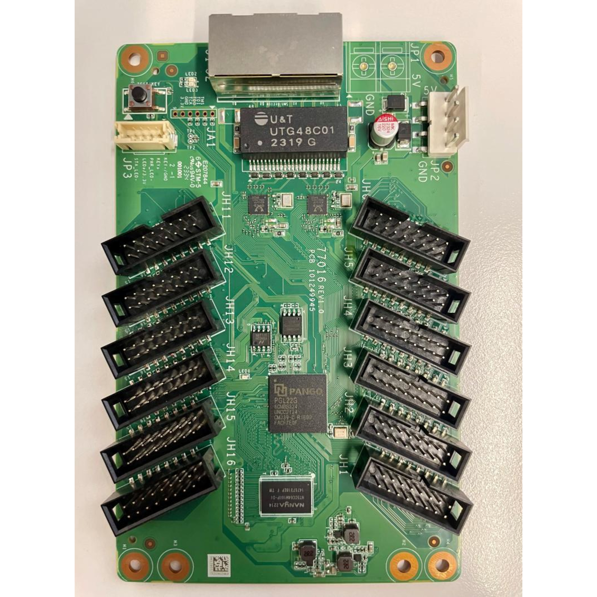 Tarjeta Receptora / 12 puertos /  Compatibles con Módulos Hikvision (serie DSD41Qxxx)