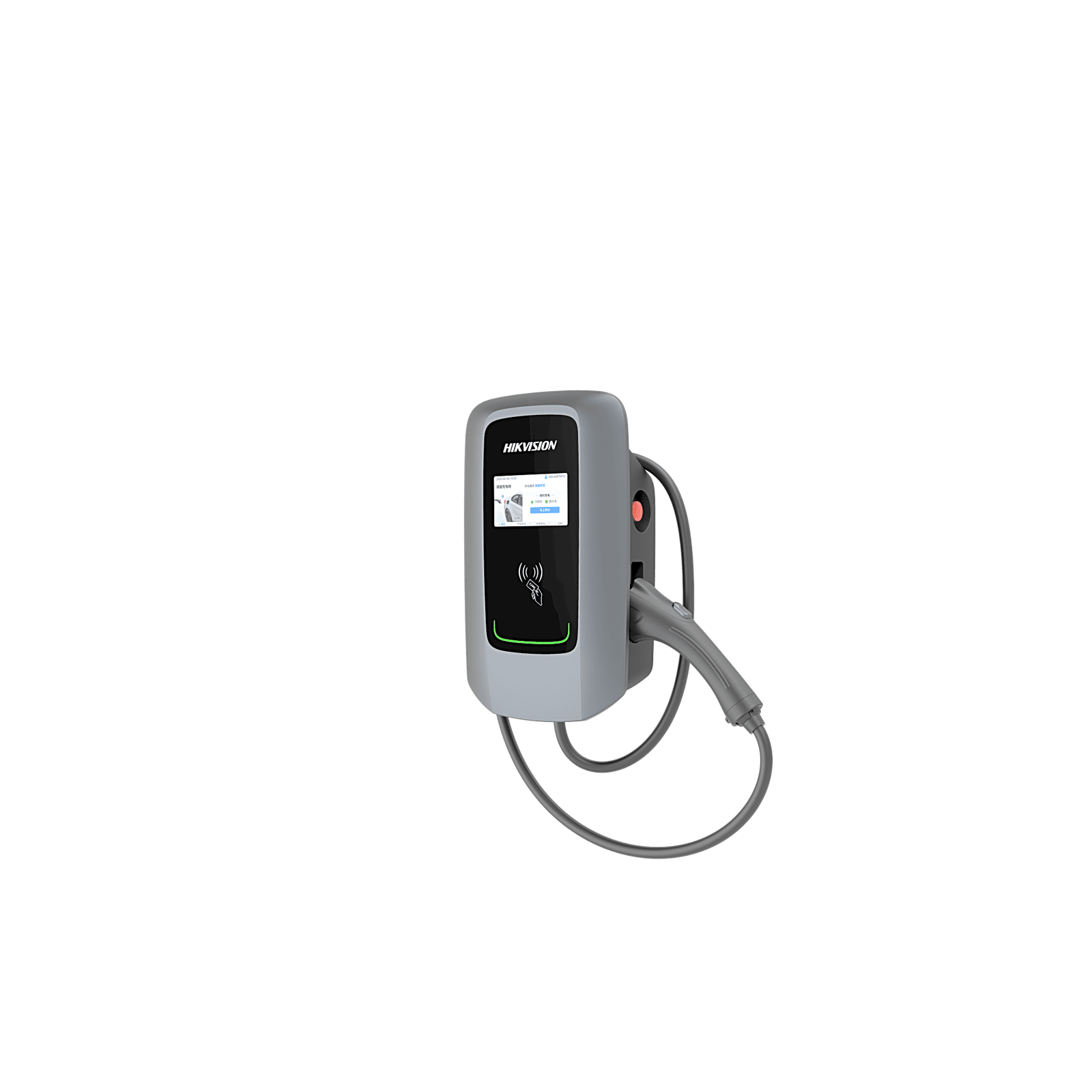 Estación de Carga AC para Vehículos Eléctricos Montaje en Pared / 7 kW Potencia Máxima / Cable 5 metros GB-T / Pantalla LCD/ Protección IP65 / Wi-Fi y Bluetooth/ Múltiples Protecciones Eléctricas