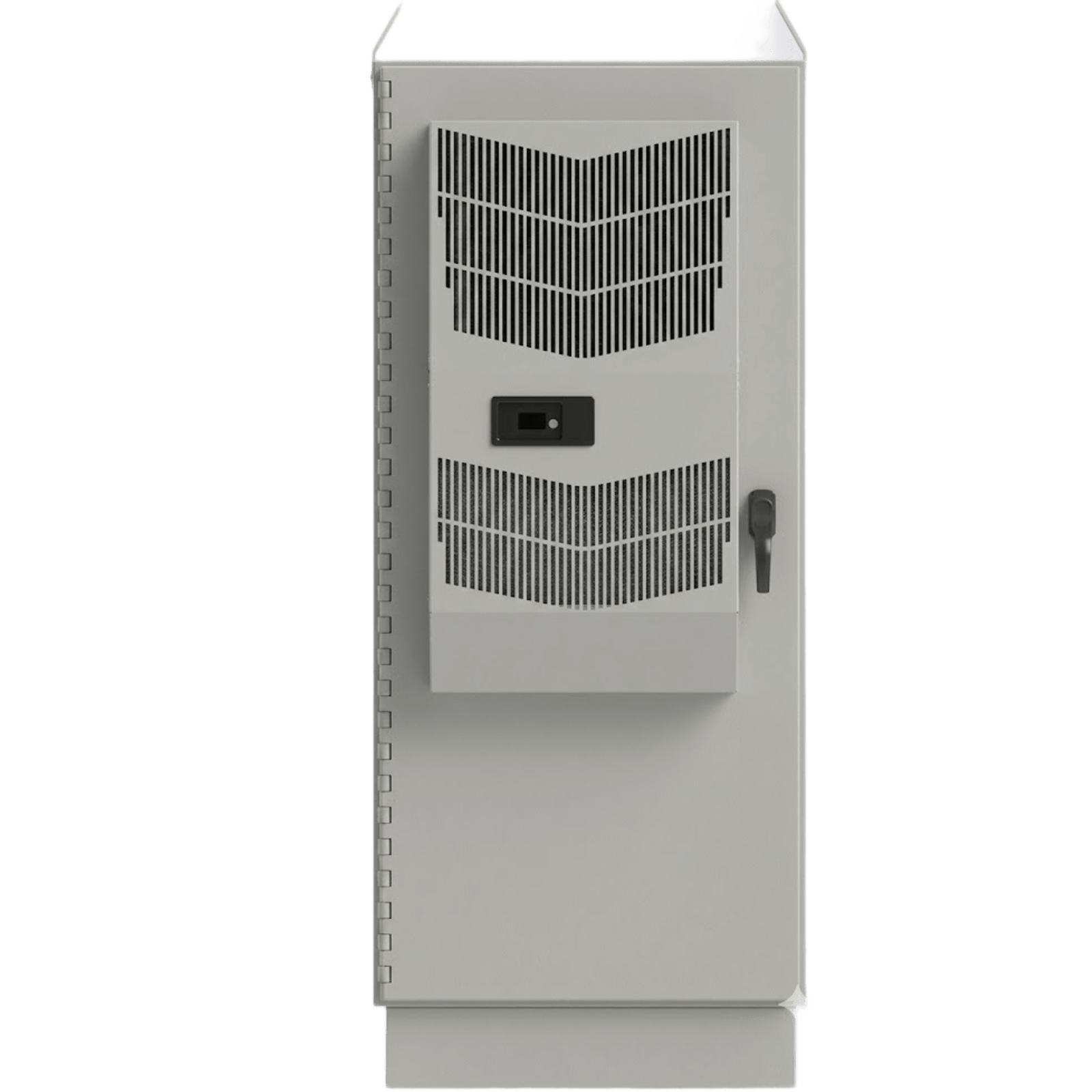 Gabinete para Exterior Tipo 4X Doble Puerta de 43 UR / Aluminio Soldado / 2134 x 762 x 1118 mm (84 x 30 x 44 in) / Exterior IP66 / Montaje Almohadilla / Aire de Precisión / Gris RAL 7035