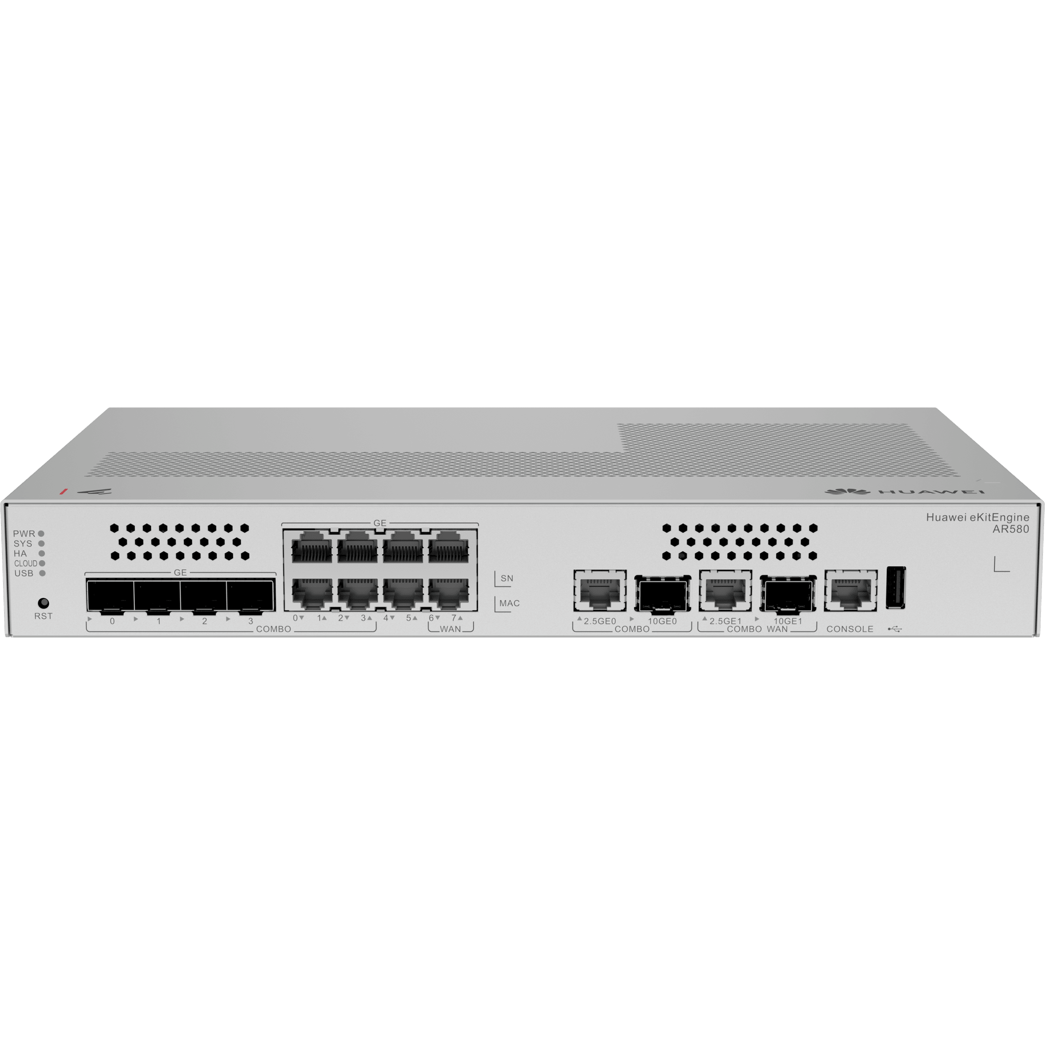 Router / LAN: 1 SFP+ & 6×GE / WAN: 1× SFP+ & 2×GE / 500 Usuarios / 64 APs Gestionables / 500 Túneles IPsec / 2 Gbps / Firewall NGFW IPS Antivirus