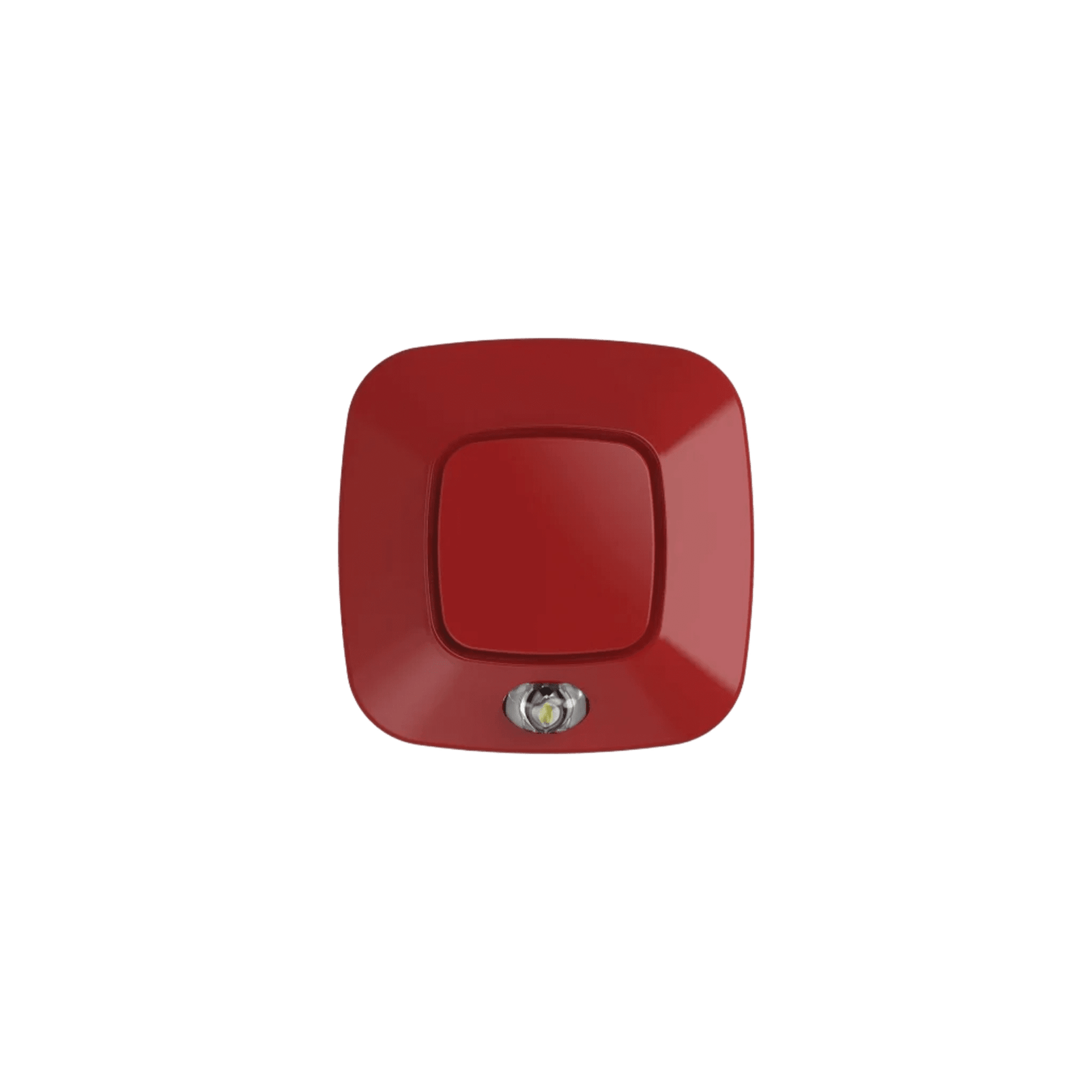 Sirena y dispositivo de luz intermitente direccionable con aviso por voz para sistemas de detección de incendios.