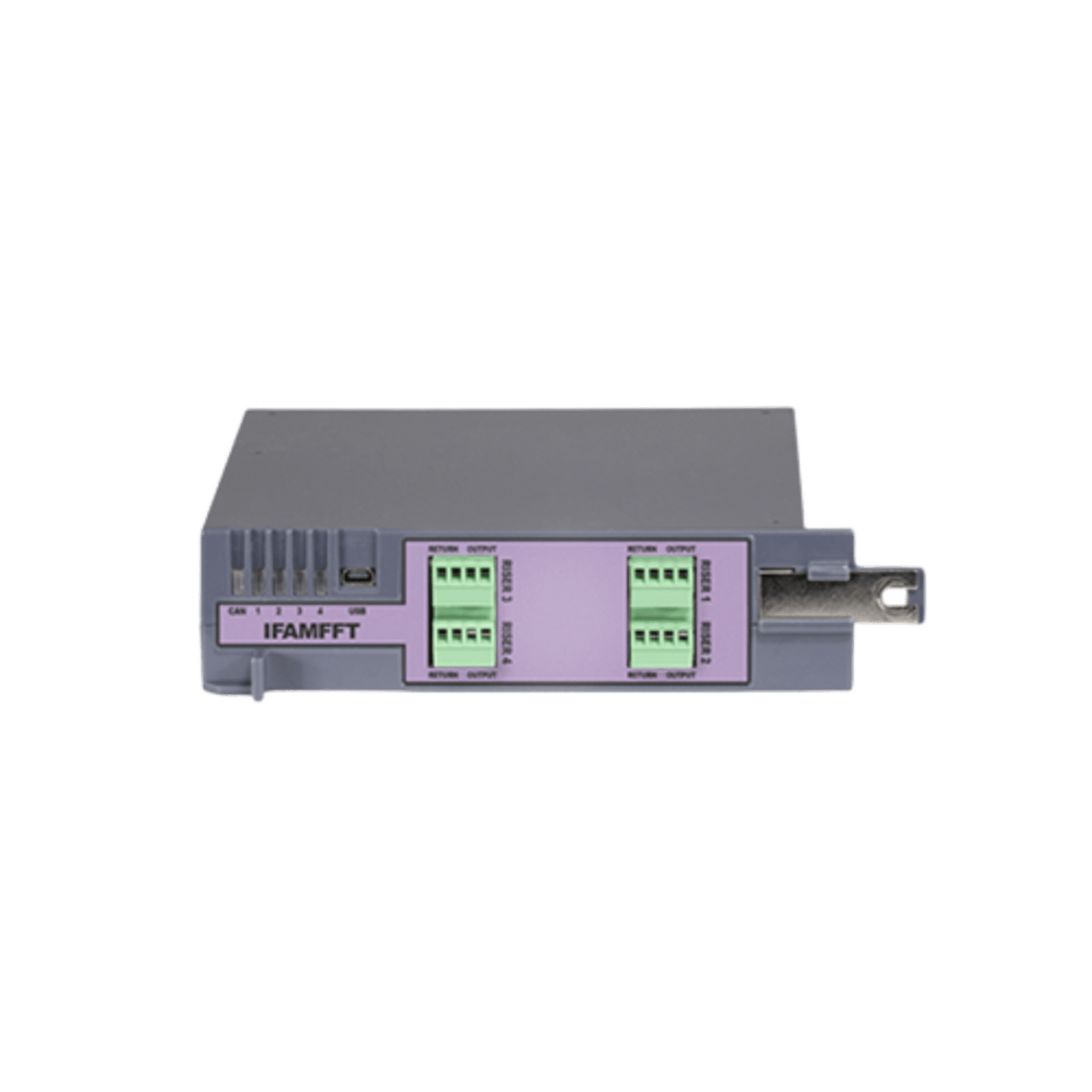 Módulo 4 Líneas Teléfonos de Emergencia IFAMFFT / 20-30V DC / 80mA Consumo @ 27.6V / 64 Teléfonos por Línea / Cable Twisted Pair 500 m (1640.4 ft) / Compatibilidad Multilingüe