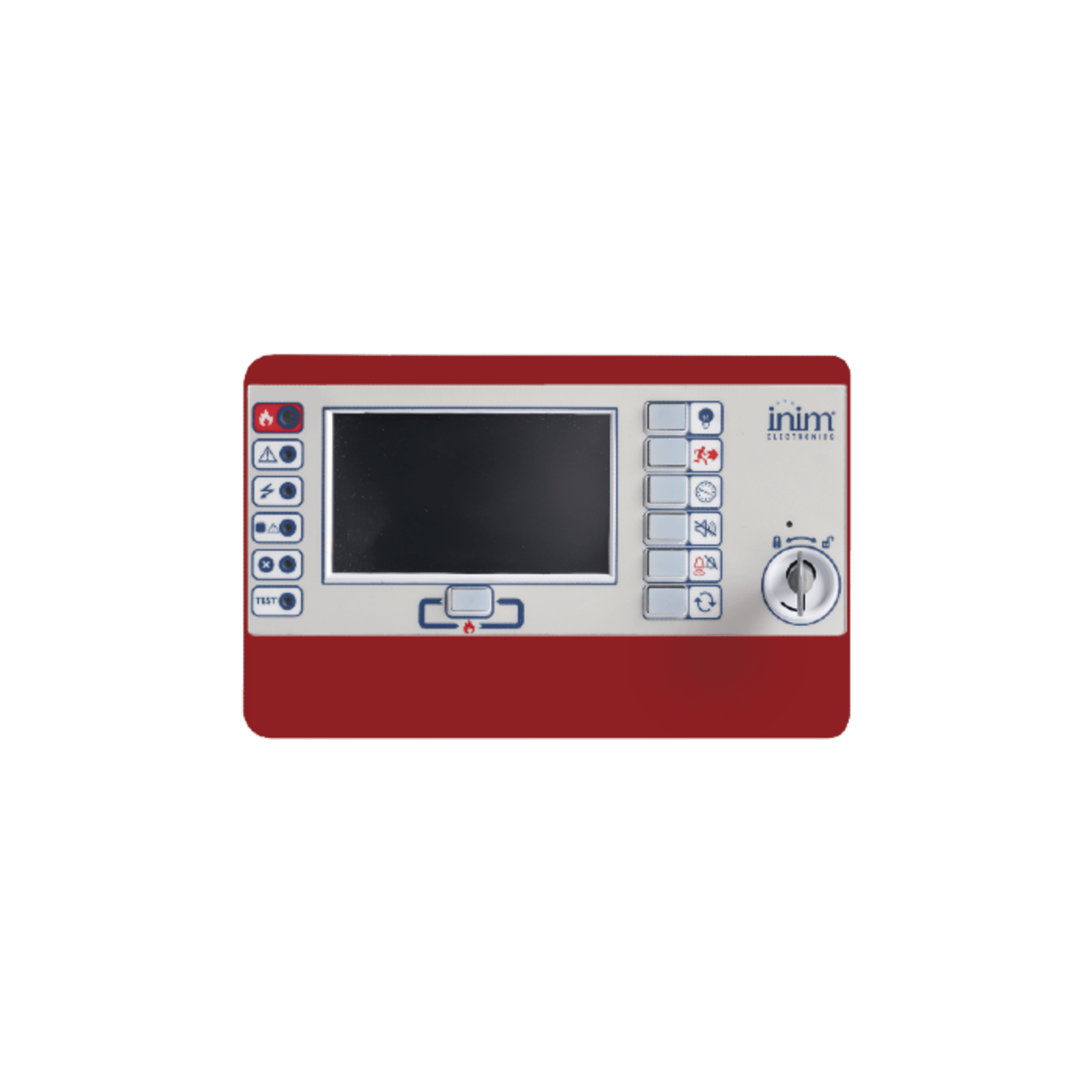 Teclado Remoto Repetidor | Control Centrales Previdia | Red HorNet+ RS485 | Visualización Personalizable | Certificación EN 54