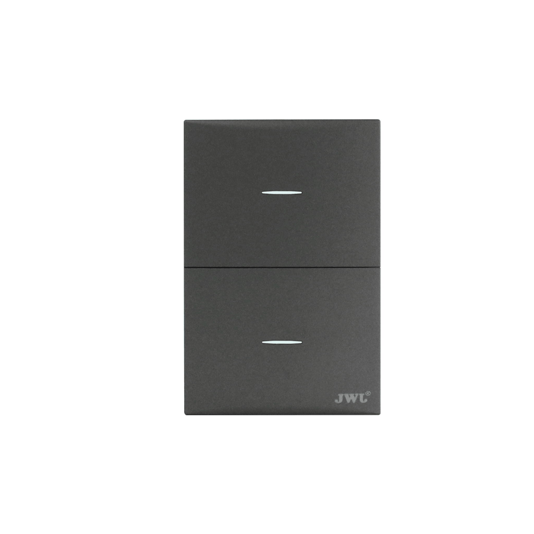 Placa con 2 Interruptores Sencillos  10 A 127 V  60 Hz.