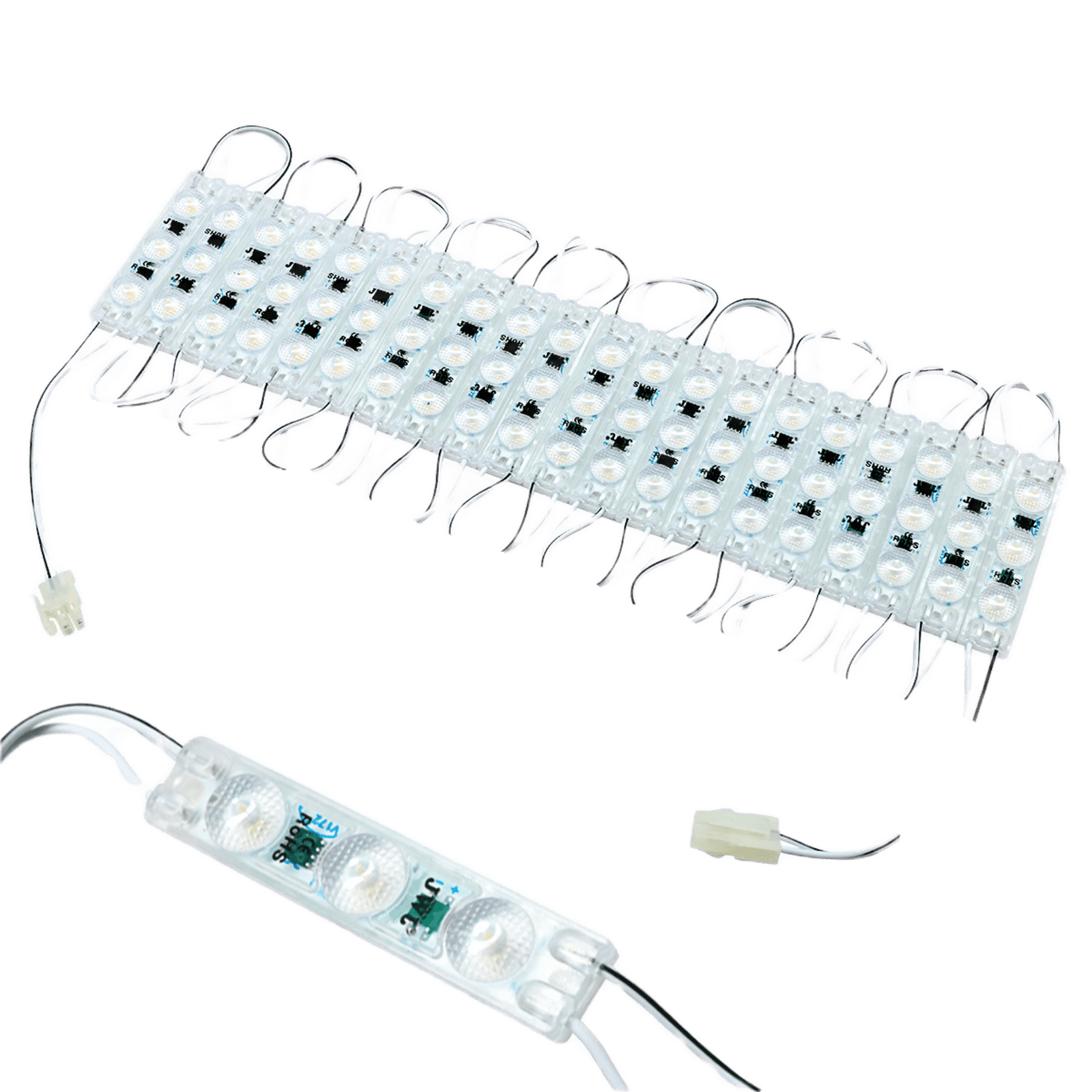 Módulo LED Resistente a Intemperie / 4500 Lúmenes / 110V / Luz Cálida 2 700 K / Hasta 20 Módulos en Serie / No Requiere Transformador.