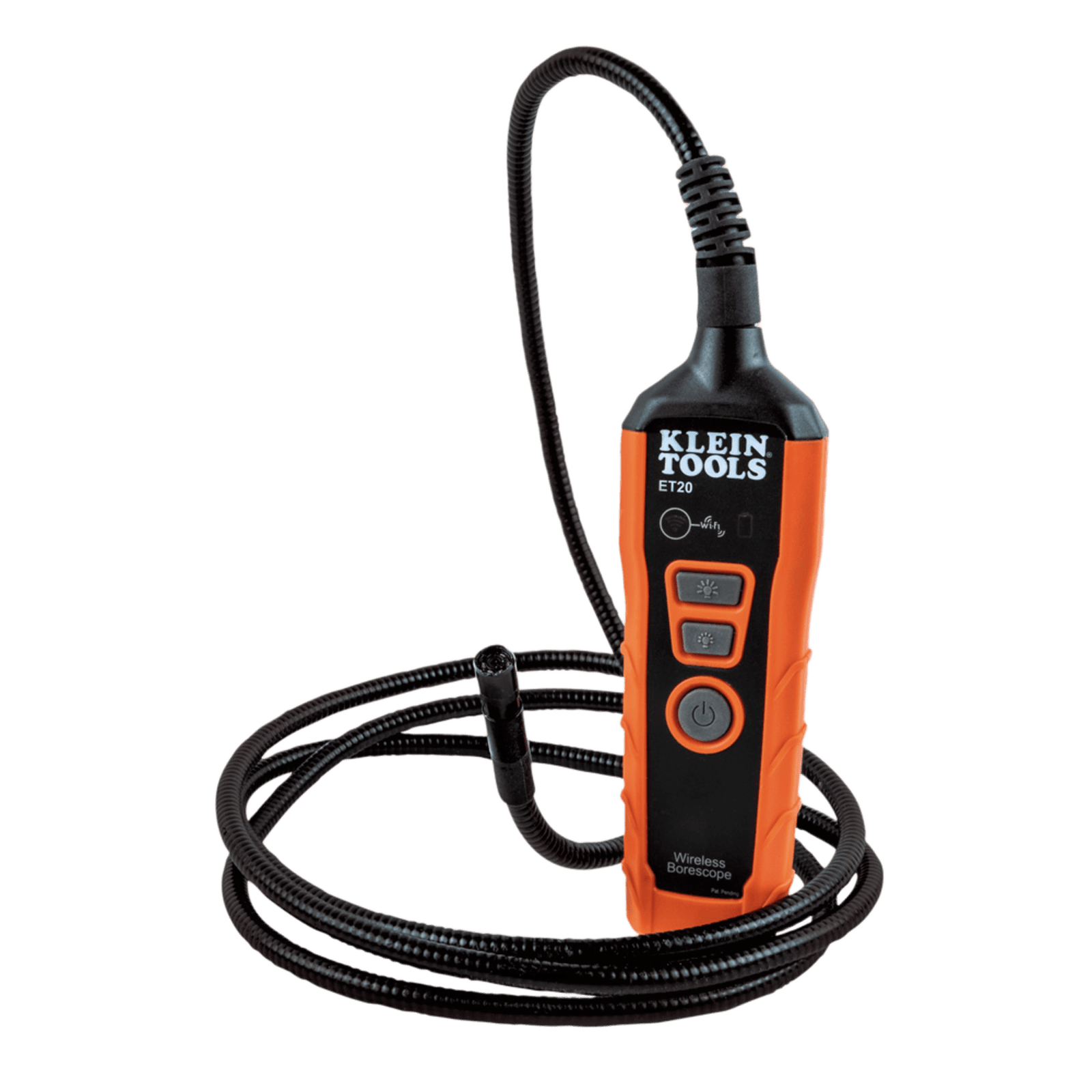 Boroscopio Habilitado por WiFi / Cámara de 9mm / Alcance WiFi 9m / Compatible con Android y iOS / IP67 / 640x480 px / Cuello de Cisne 1.8m / LED Ajustables