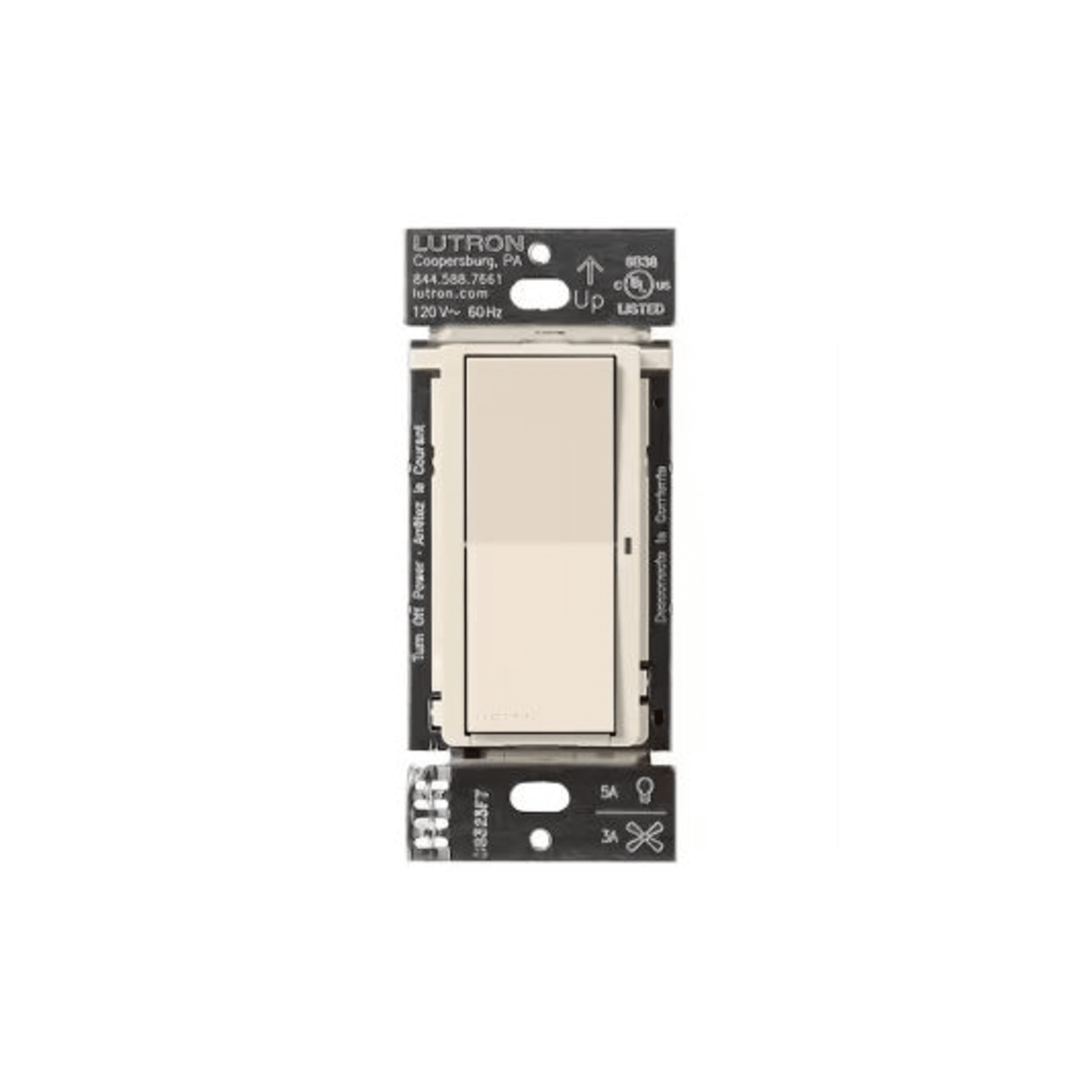 (Caseta Wireless) Interruptor Inteligente On/Off, requiere cable neutro. 5A, /120V