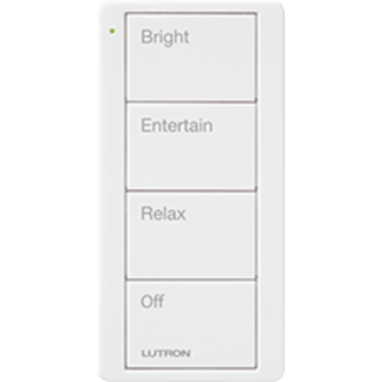 Control remoto inalambrico PICO, con escenas predefinidas para espacio en sala..