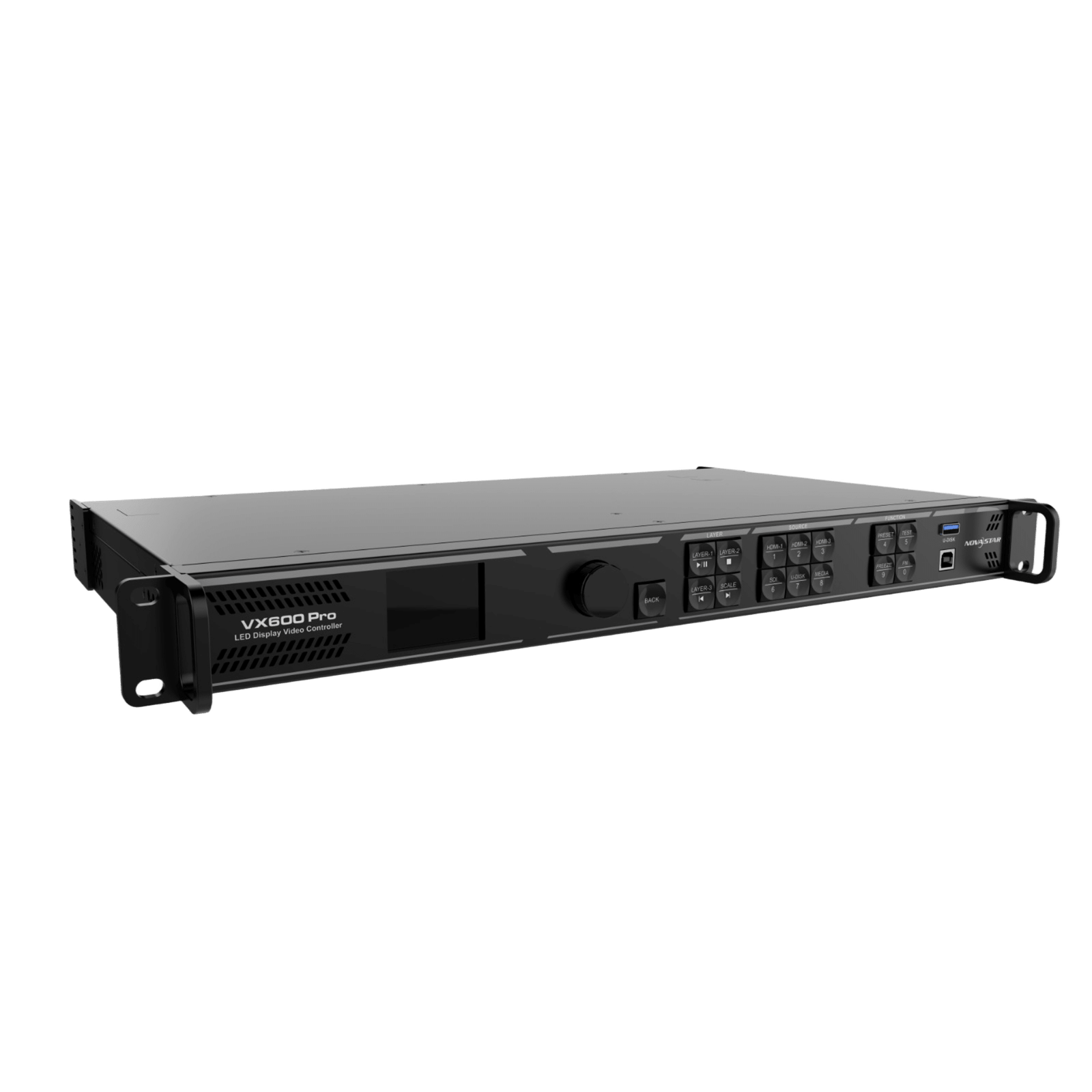 Controlador Todo-en-Uno NovaStar VX600 Pro | 6 Puertos Gigabit Ethernet | Capacidad de 3.9M de Píxeles | Soporte 4K@60Hz | Gestión de 6 Capas