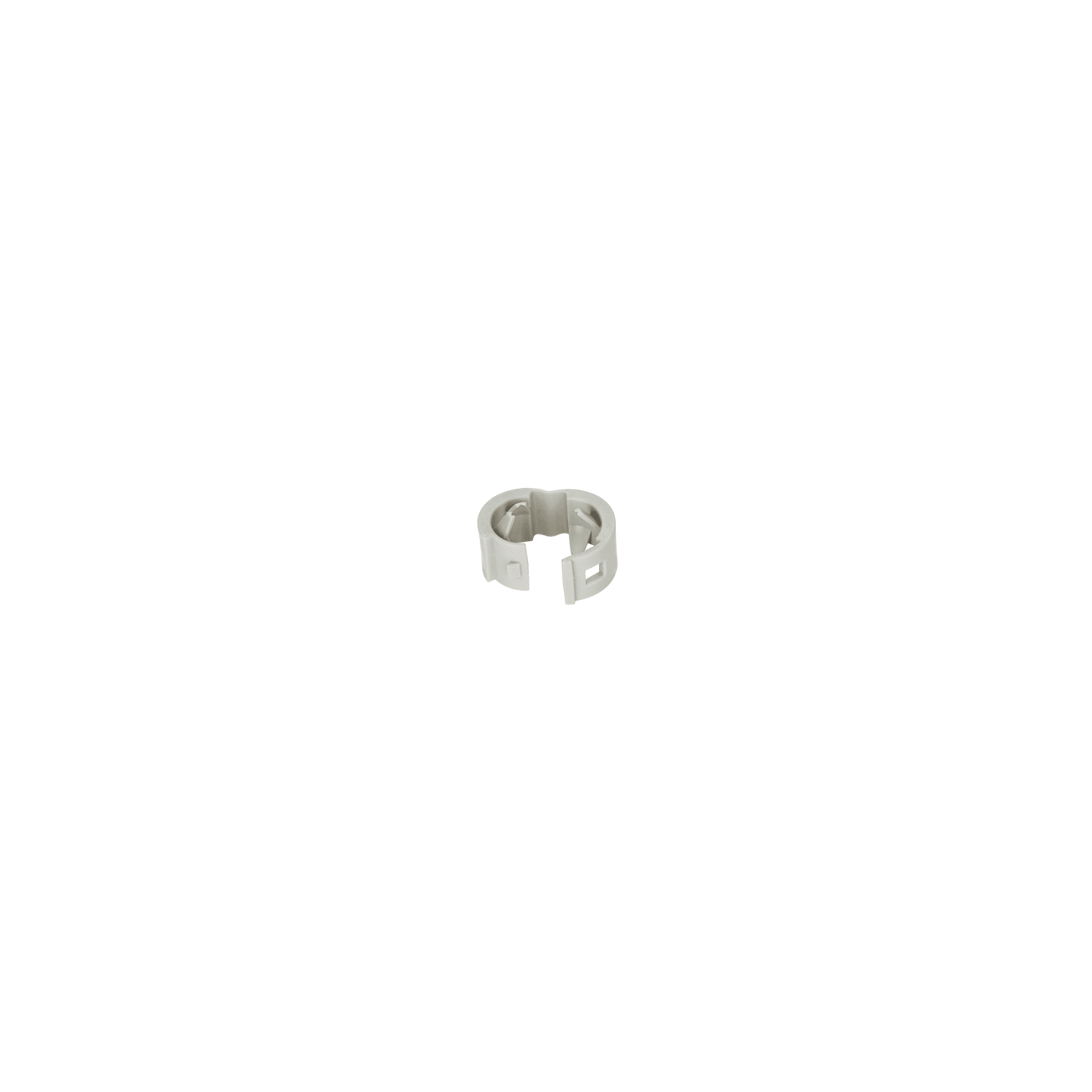 Kit de 25 Clips de Identificación Para Patch Cords, Compatible con Diámetros de 4.7 a 7.8 mm (0.19 a 0.31 Pulgadas), Color Gris