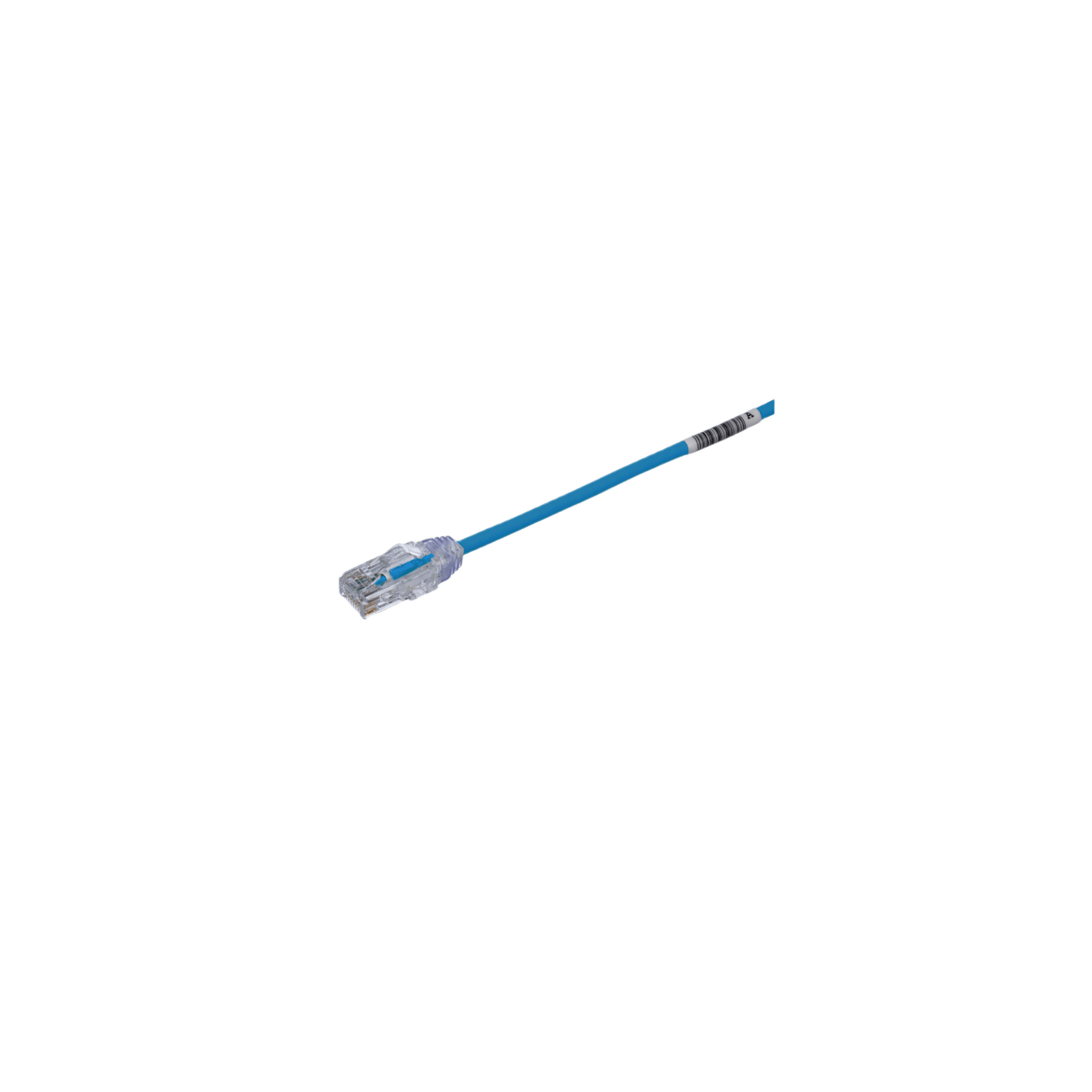 Cable de Parcheo TX6, UTP Cat6, Diámetro Reducido (28AWG), Color Azul, 0.5 Metros (1.64 Pies)