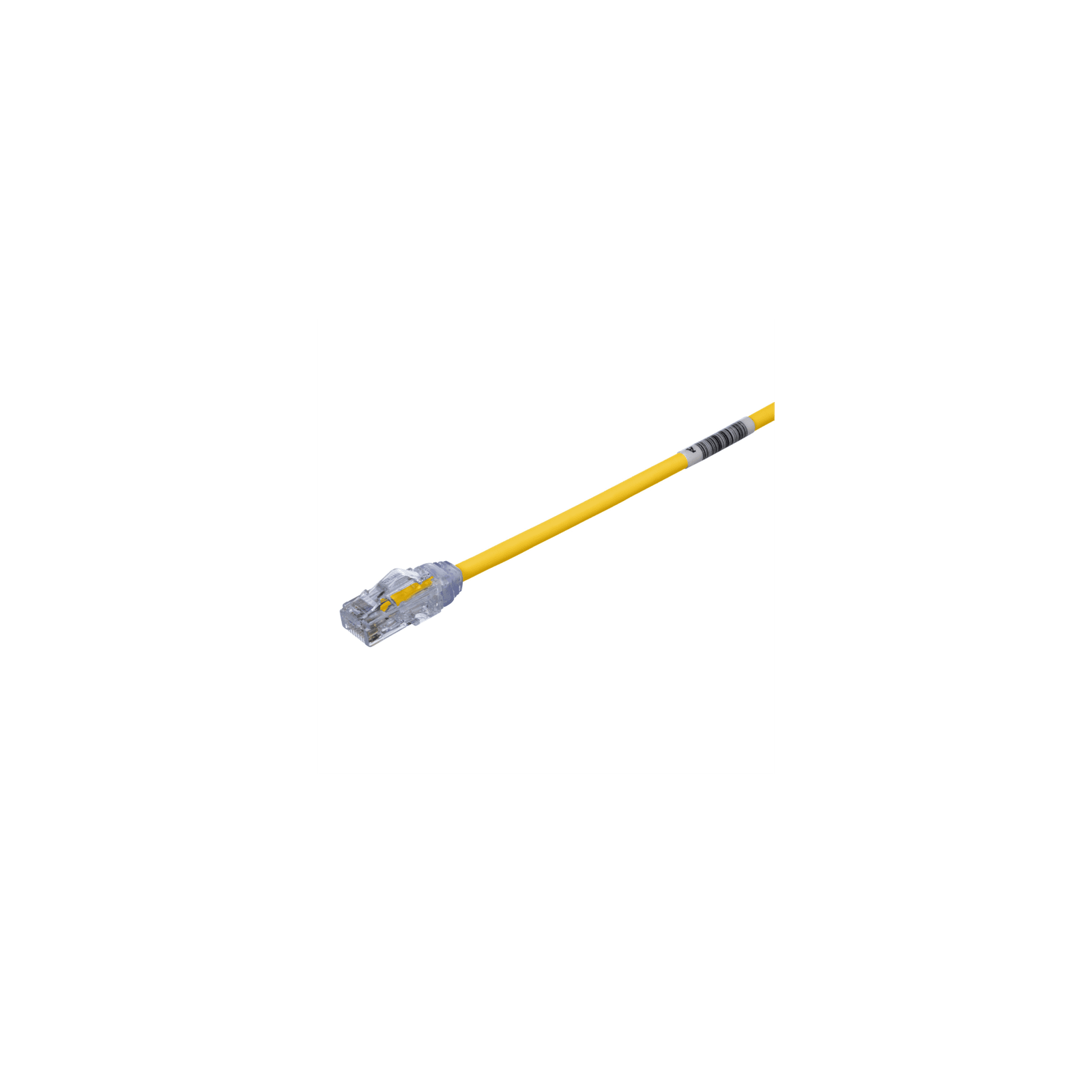 Cable de Parcheo UTP Cat6A, CM/LSZH, Diámetro Reducido (28AWG), Color Amarillo, 1.22 Metros (4 Pies)