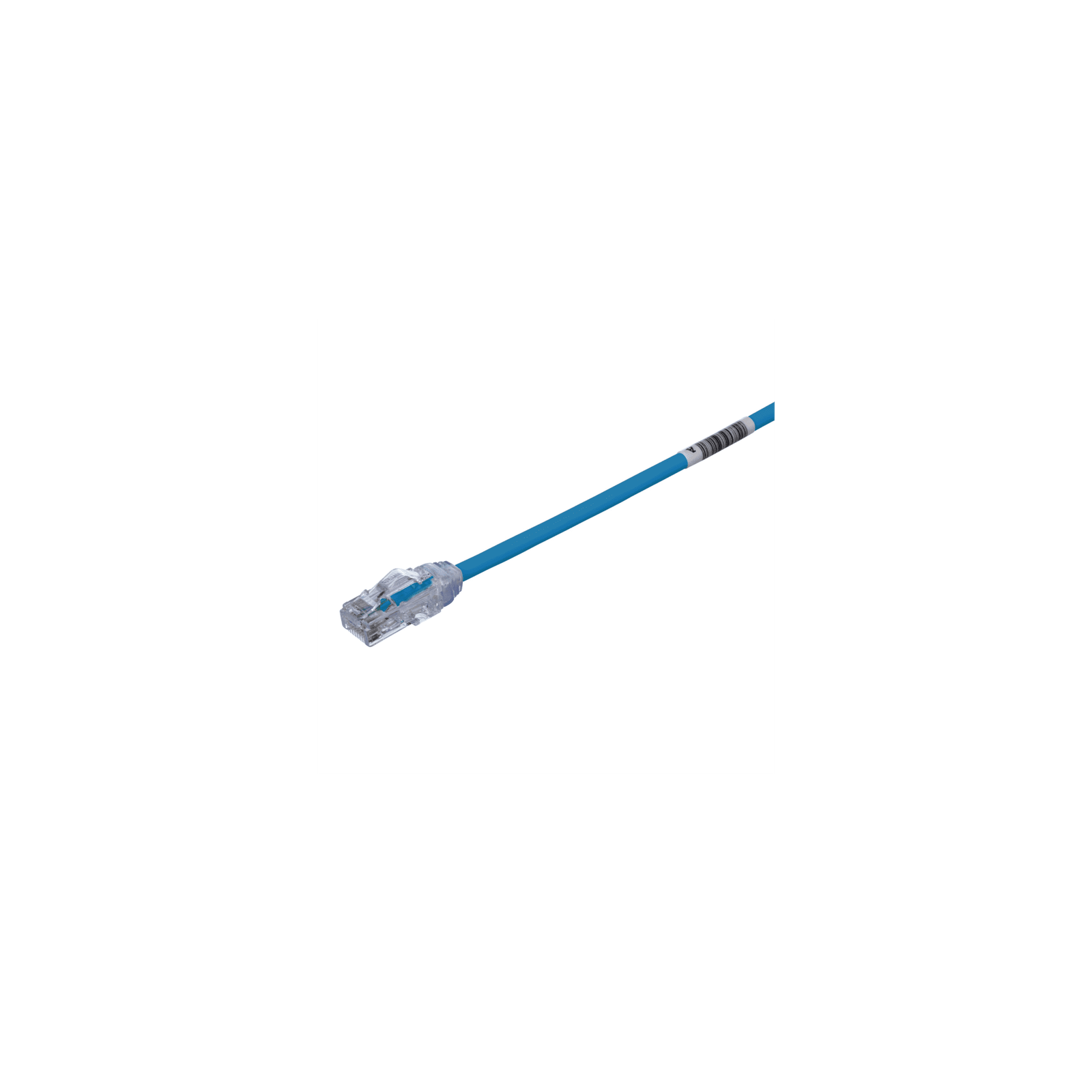 Cable de Parcheo UTP Cat6A, CM/LSZH, Diámetro Reducido (28AWG), Color Negro, 2.13 Metros (7 Pies)