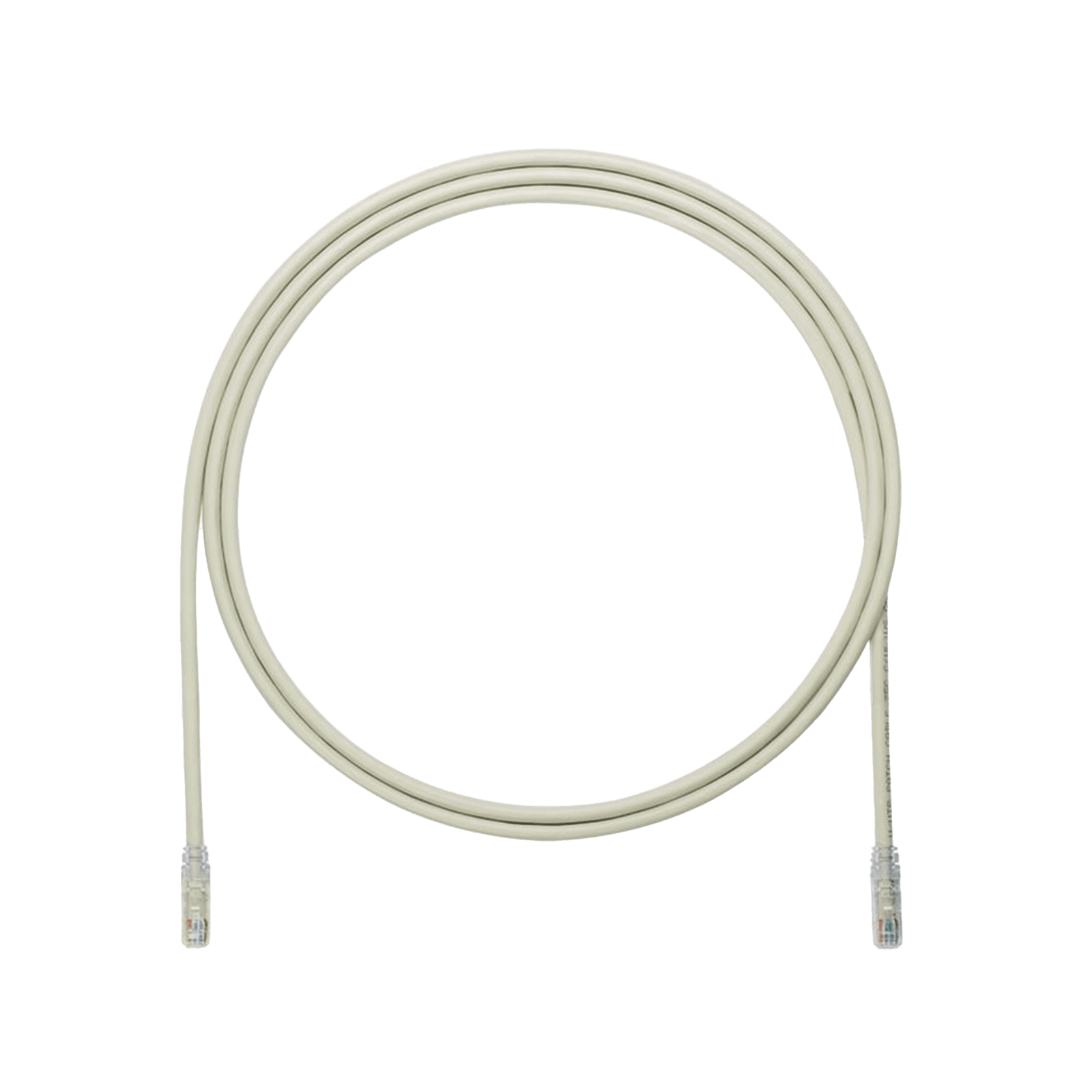 Cable de Parcheo UTP, Cat6A, 24 AWG, CM, Color Gris, 0.91 Metros (3 Pies)