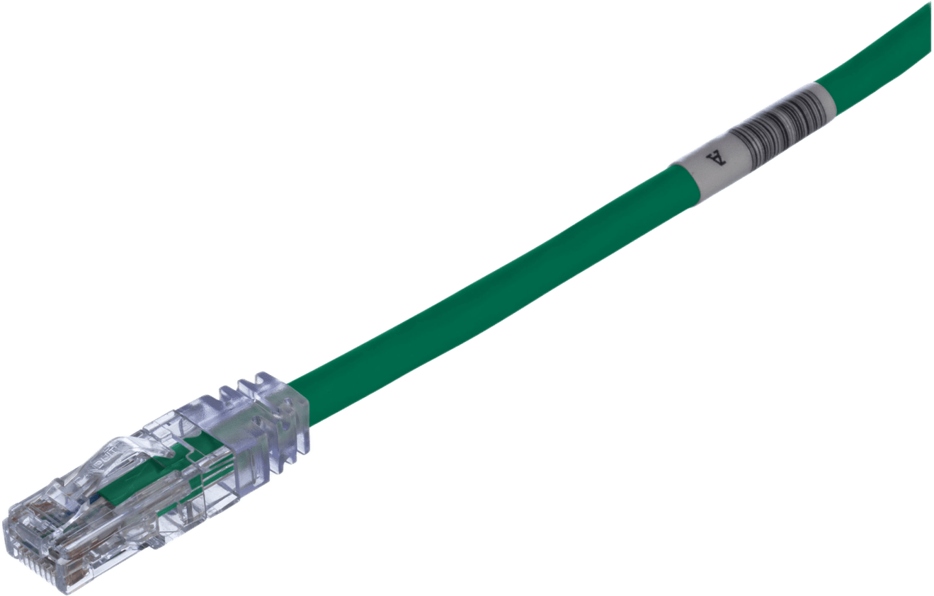 Cable de Parcheo TX6, UTP Cat6, 24 AWG, CM, Color Verde, 3.05 Metros (10 Pies)
