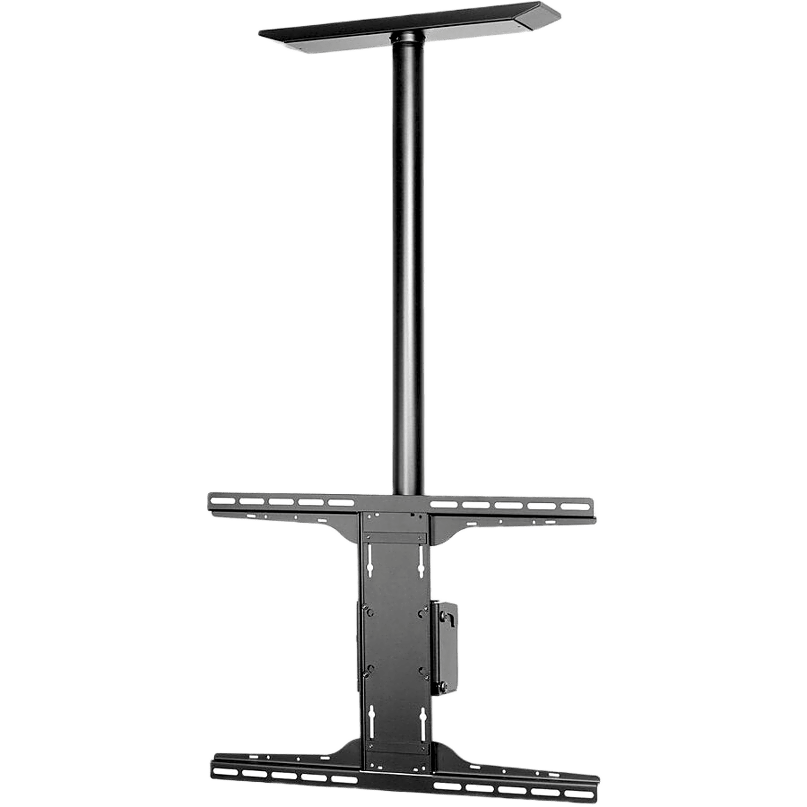 Soporte de techo universal para Pantallas de 32" a 90" / Capacidad de Carga 68.2 kg / Patrón de Montaje hasta 600 x 400 mm / Columna de Aluminio de 36" / Inclinación Ajustable -5° a 20°