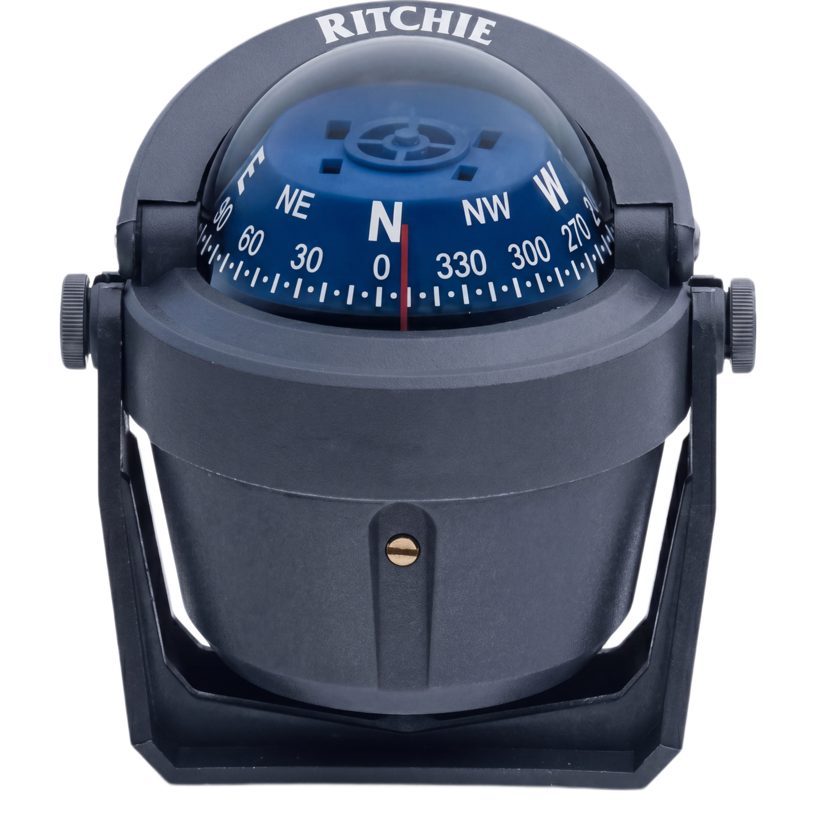 Brújula de Navegación Marítima Ritchie Explorer B-51G / Montaje en Bracket / Dial 2 3/4" (70 mm) / Iluminación Nocturna Verde / DirectiveForce Magnets / Construcción Compuesta Alta Temperatura / 100% Reparable