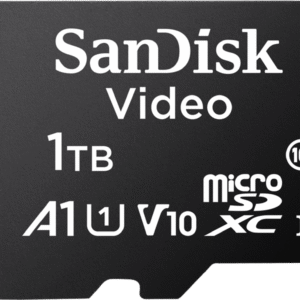 Memoria microSD SanDisk 1TB (1024GB) / Alta Resistencia / Videovigilancia / Clase 10