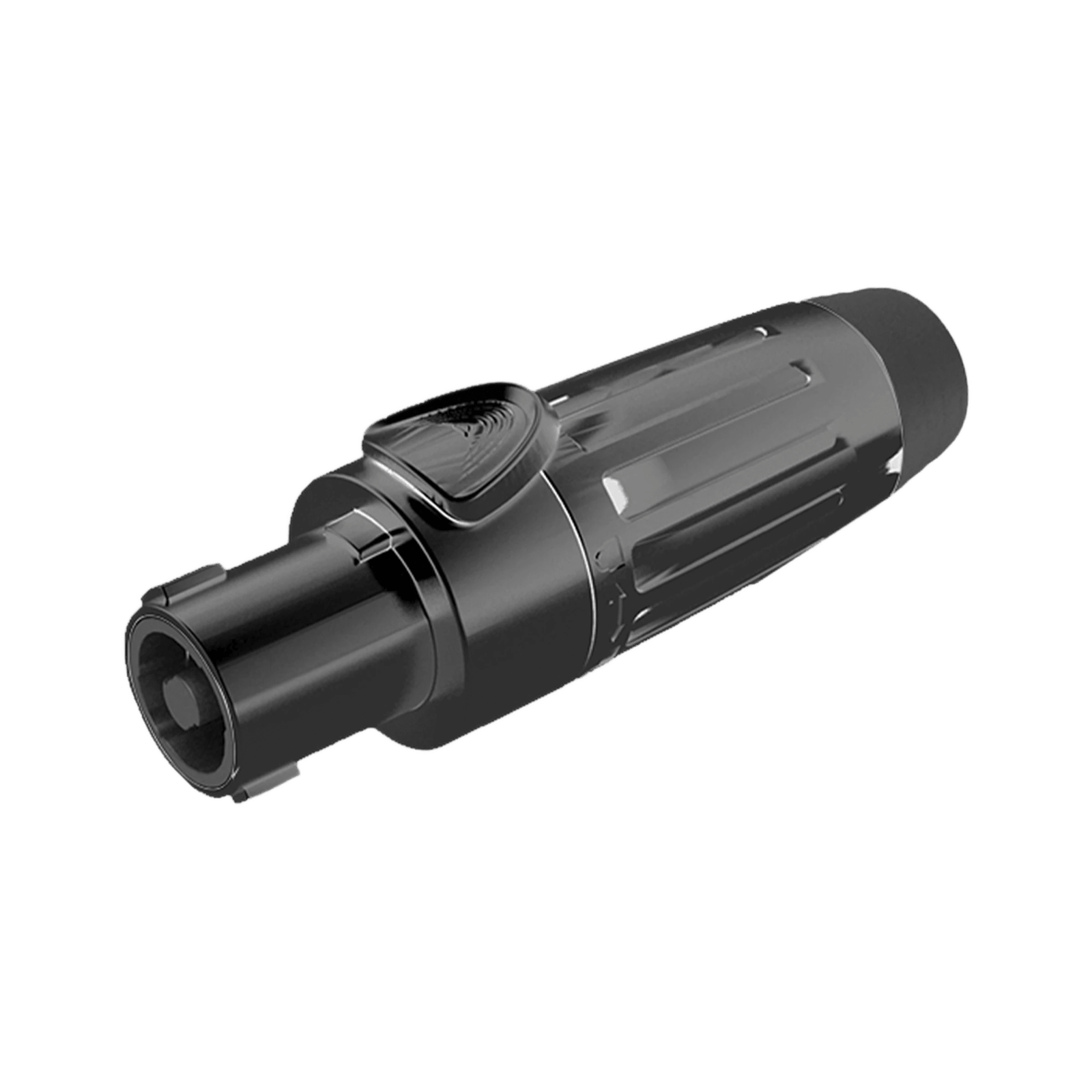 Conector Speakon | Hembra | 4 polos | carcasa negra | Cable AWG10 | 30A