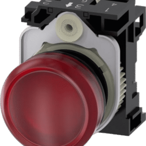 Lampara de señalización plástica con led color Roja, 110Vca