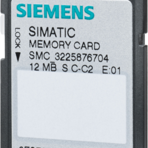 Tarjeta de Memoria SIMATIC S7 / Flash-EPROM 4 MB / 3.3V / Para CPU S7-1x00 y SINAMICS / 500000 Ciclos Escritura/Borrado / Retención Datos 10 Años / Aplicaciones Marítimas