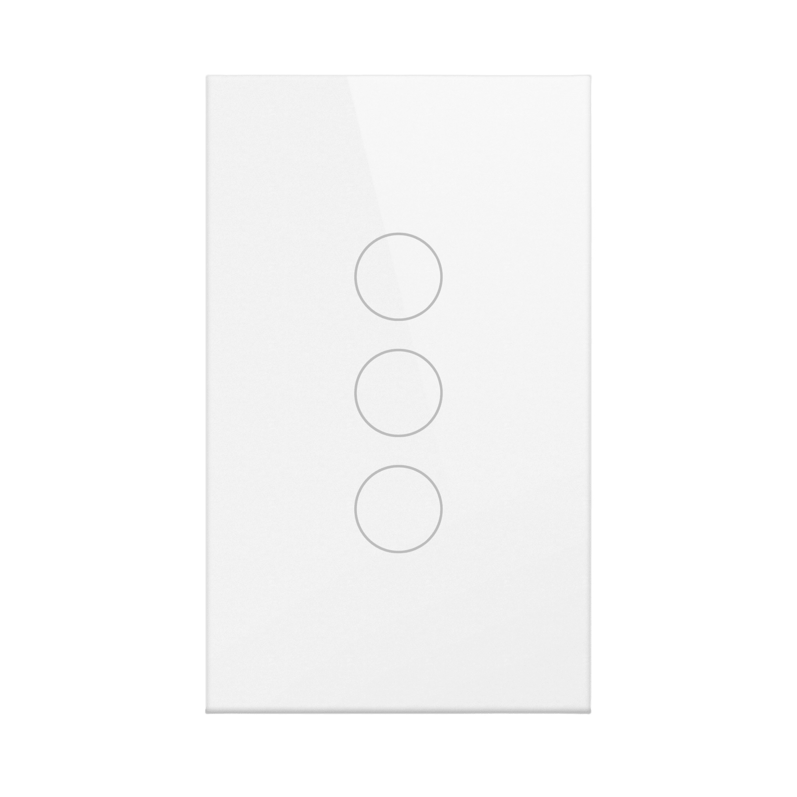 (Wifi) Apagador switch inalámbrico WIFI, control de 3 regresos de carga, 110V