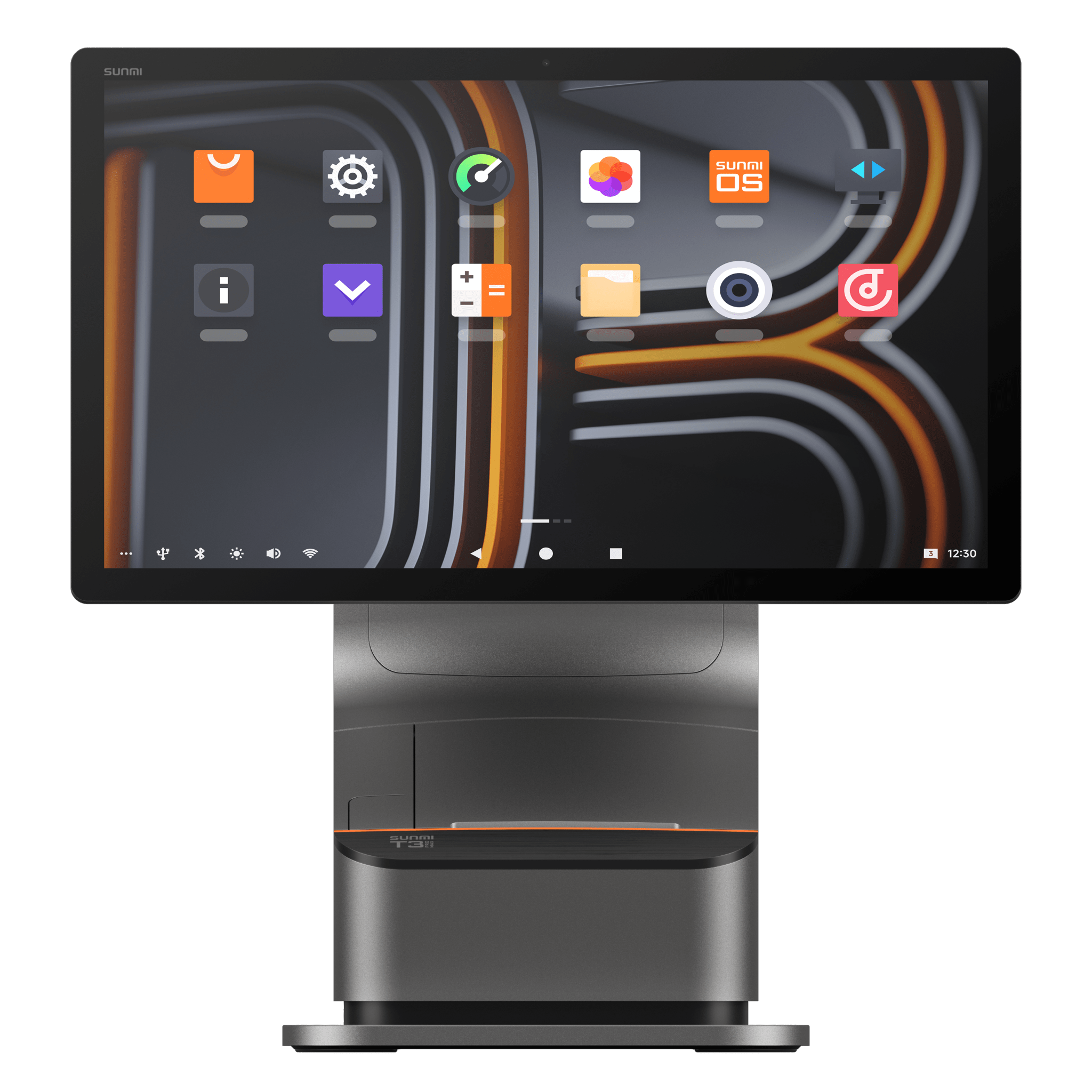 Terminal Punto de Venta SUNMI T3 PRO MAX / Dual OS Android 13 y Windows 11 Enterprise LTSC / Pantalla Principal 15.6" FHD 1920x1080 / Procesador Octa-Core Qualcomm Kryo-670 2.7 GHz / 8GB RAM + 256GB ROM / Impresora Térmica Integrada 80mm / NFC