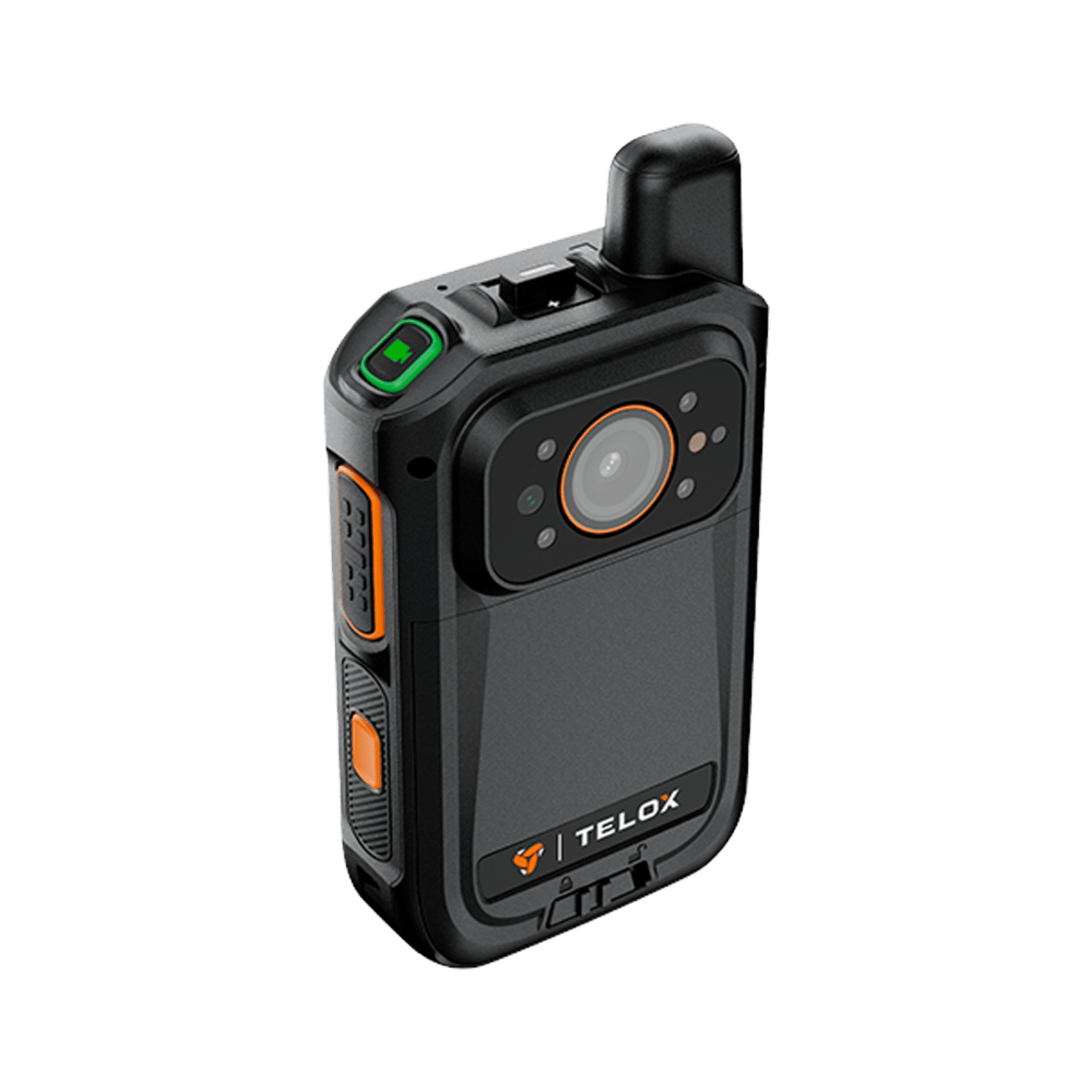 Bodycam IP67 4G LTE Android 12 / Con Funciones de Radio POC / Pantalla Táctil de 2" / Soporta llamadas Telefónicas y Mensajes SMS /Descarga de Vídeo automática con estación