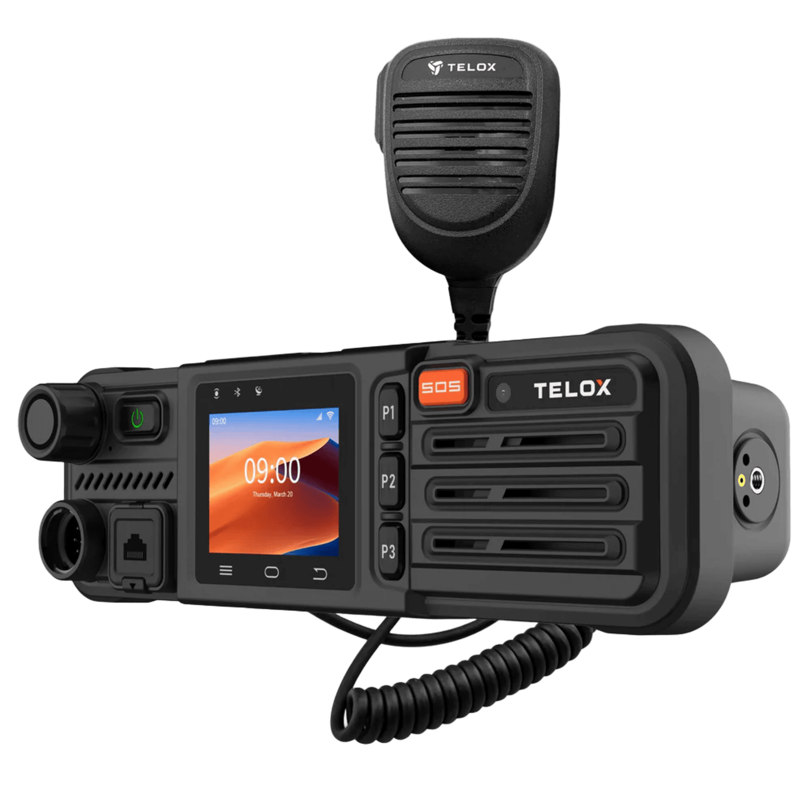 Terminal Vehicular PoC LTE Compacto, pantalla táctil de 2.0", compatible con TASSTA