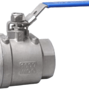 Válvula de Bola de Acero Inoxidable 2 Piezas / Modelo NTA-2PC-Q11F-1000WOG-SS304 / Presión 1000 WOG / Material SS304 / Conexión Roscada / Neumática TITAN