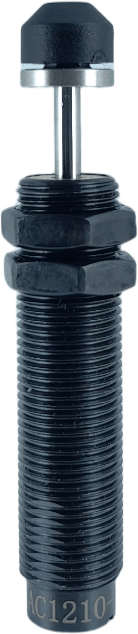 Amortiguador Industrial NTA-AC1210-2 / Auto-compensación / Roscado M12x1.0 / Carrera 10 mm / Aplicaciones Industriales Pesadas