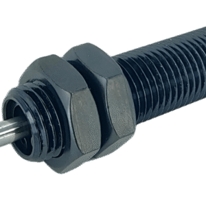 Amortiguador Industrial NTA-AC1412-2 / Autocompensación / Roscado M14x1.5 / Carrera 12 mm / Alta Precisión / Aplicaciones Industriales Pesadas