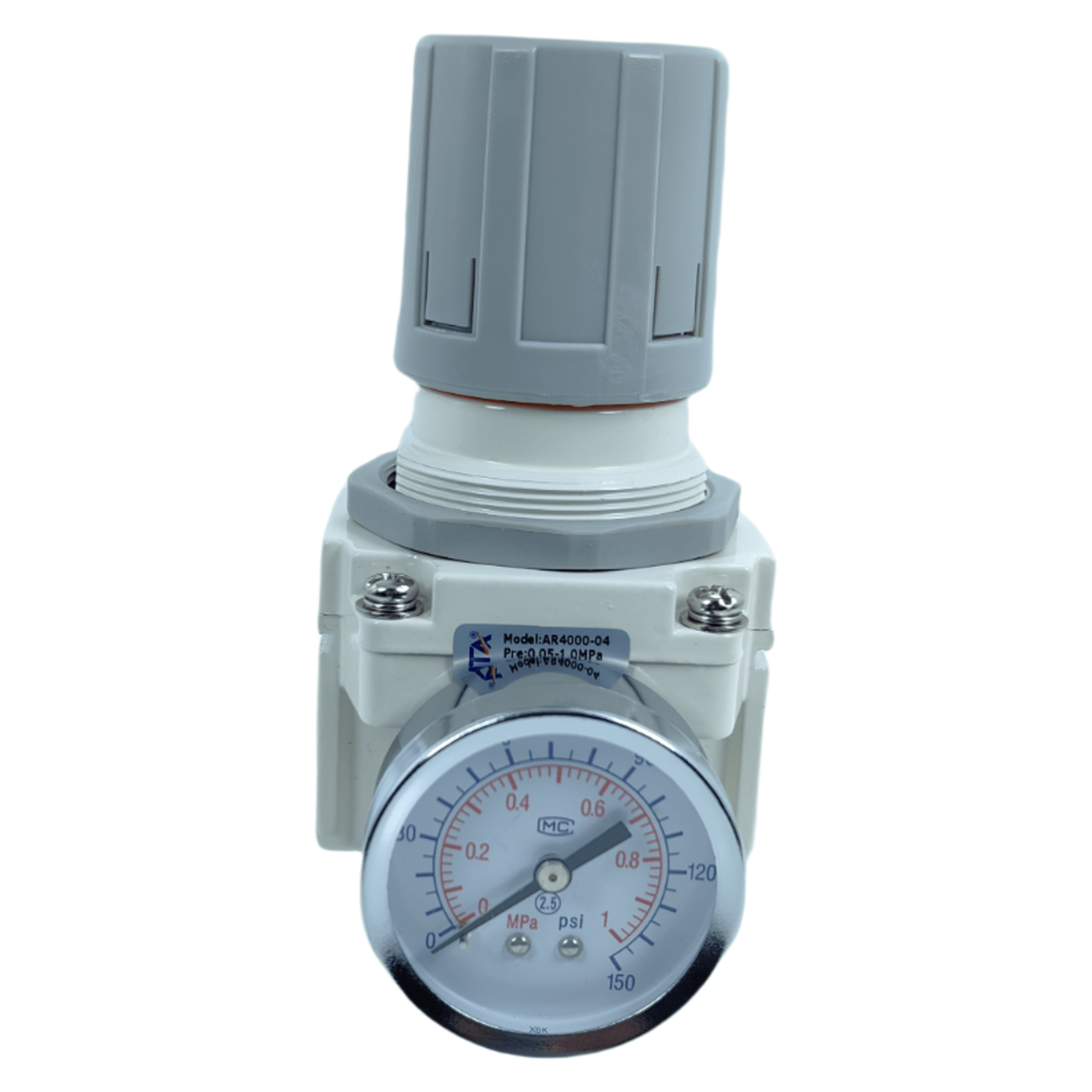 Regulador de Presión Neumática / Puerto G1/2´´ / Presión Máxima Entrada 150 psi / Presión Máxima Salida 150 psi / Caudal Máximo 5700 l/min