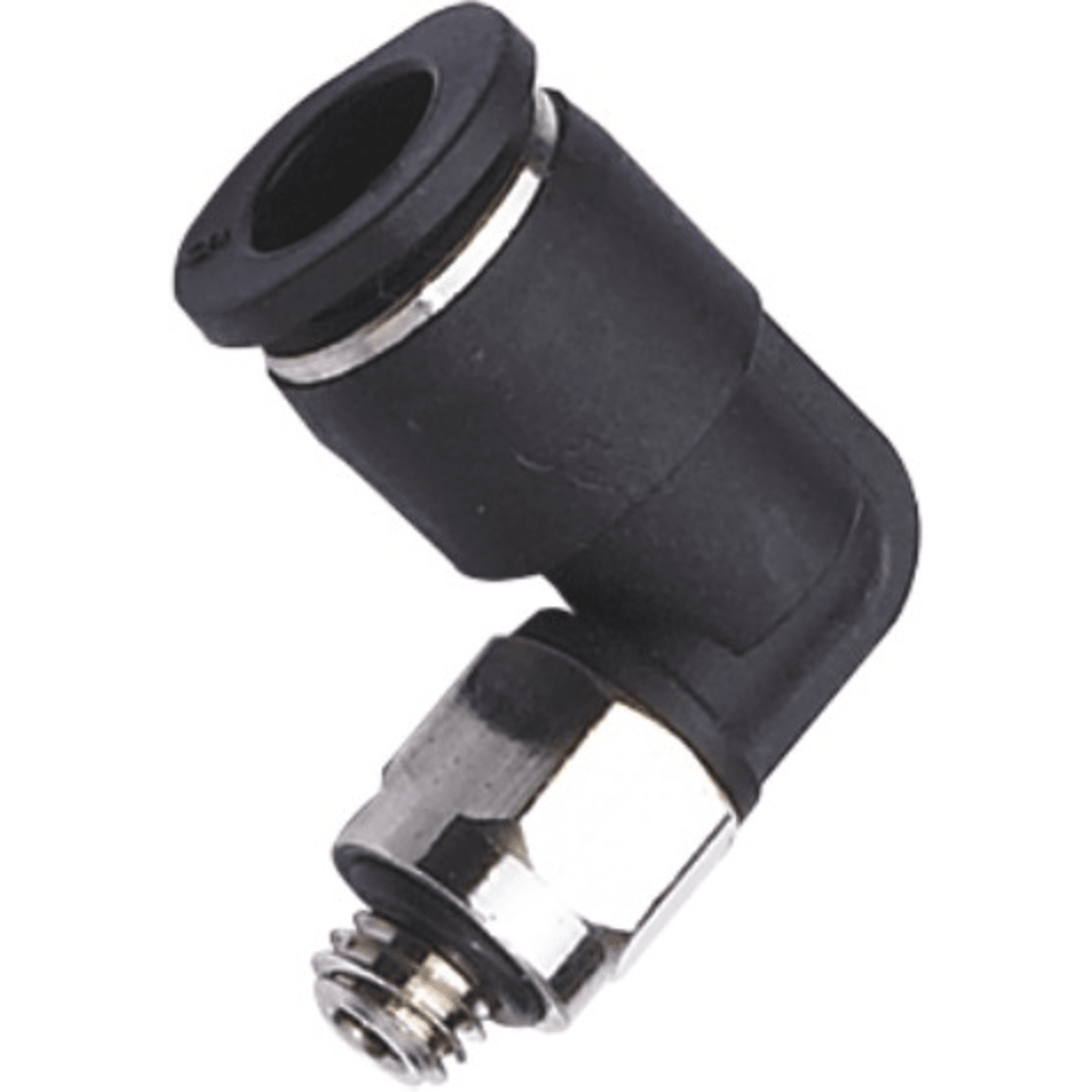 Racor Neumático Mini Push In Codo / Para Tubo Ø4 mm / Roscado M3 / Conexión Rápida