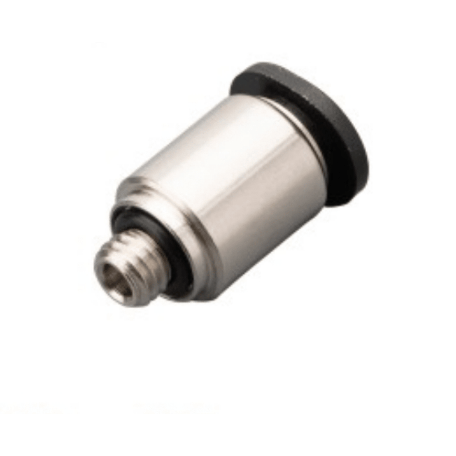 Racor Neumático Mini Push In / Conexión Rápida para Tubo 6 mm / Roscado M5 / Hexagonal con Agujero / Tipo Recto