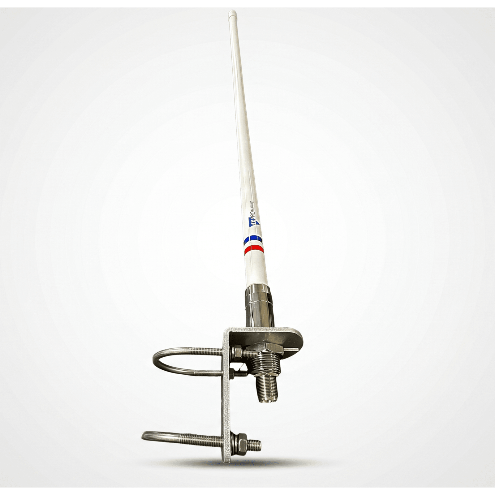 Antena VHF Marina de Alto Rendimiento / 4 dBi / 156-163 MHz / Altura 1100 mm / Color Blanco / Conector SO239