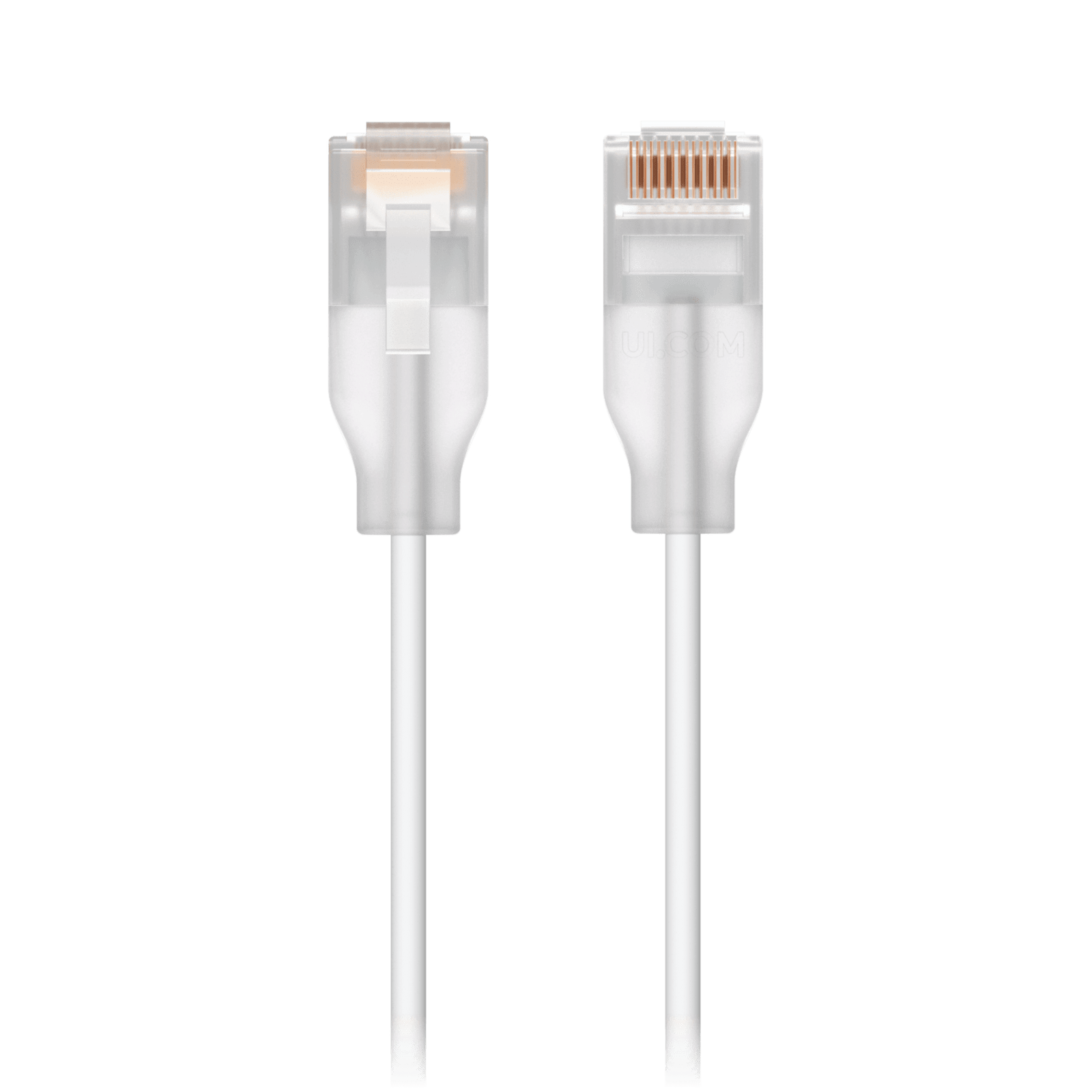 Patchcord UniFi Etherlighting? de 30 cm (11.81 Pulgadas), hasta 10G / Soporta hasta PoE+++ / Conector RJ45 Transparente para Mejores Efectos de Luz con Switches USW PRO MAX