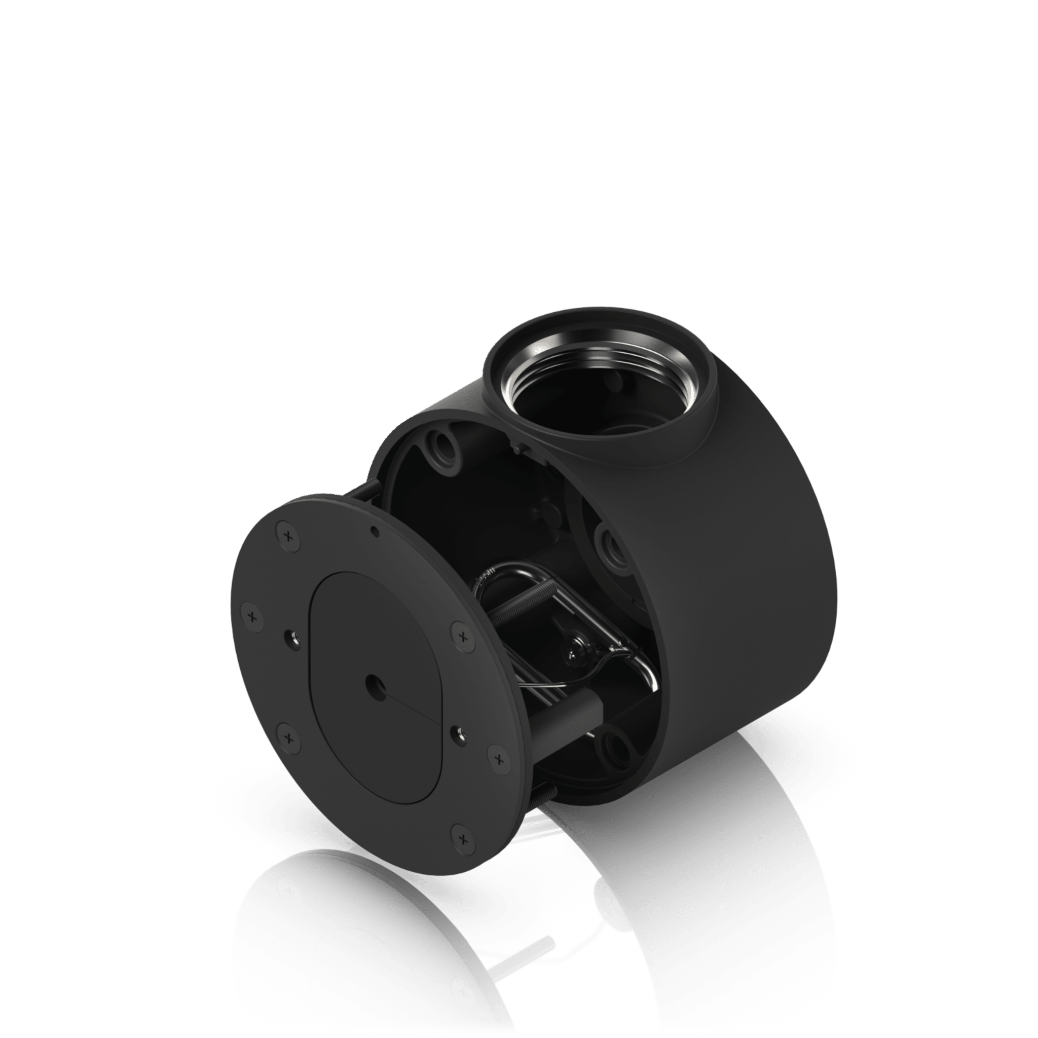 Camera Compact Junction Box â€“ Caja de Conexiones AntimanipulaciÃ³n para CÃ¡maras Compactas Dome y Turret Color Negro