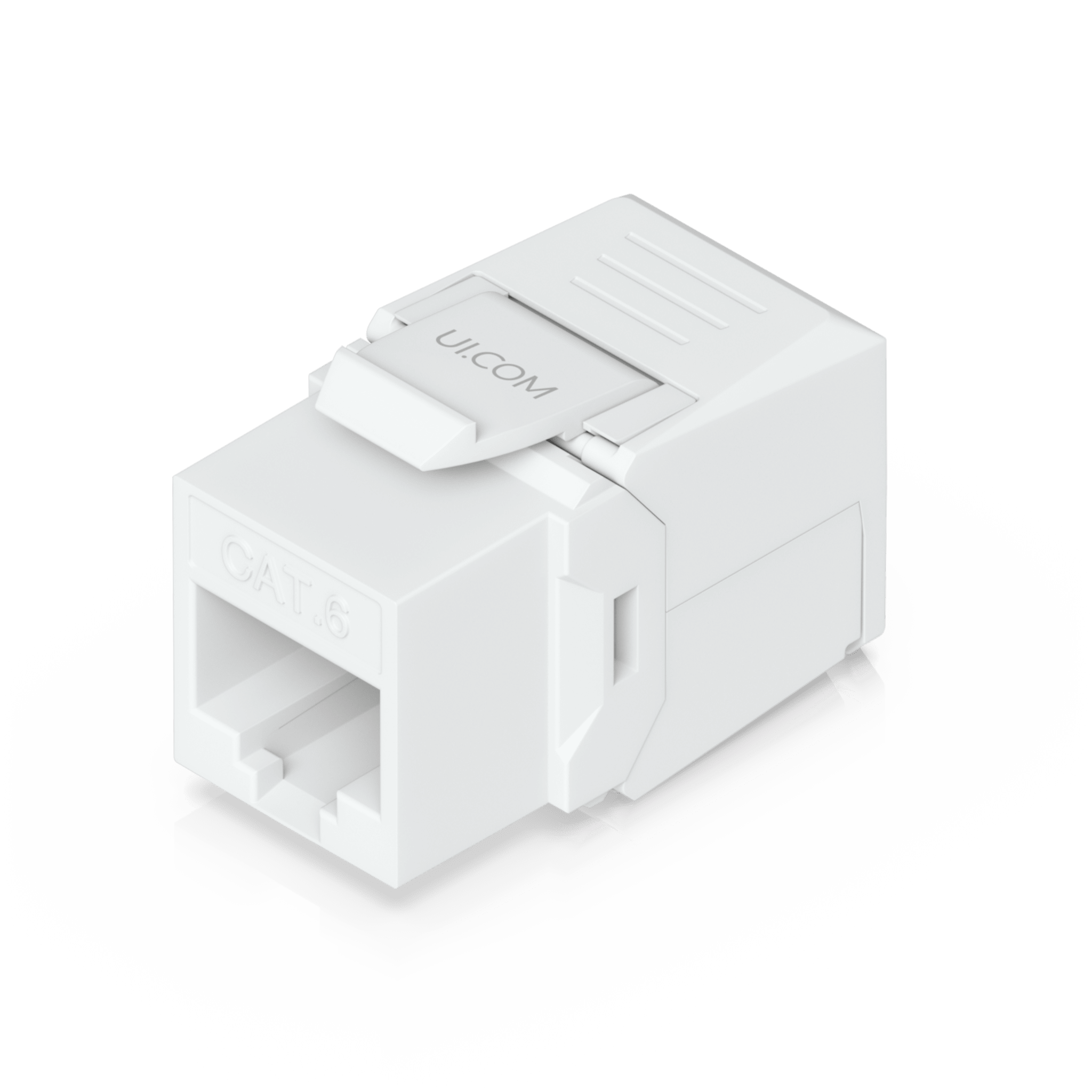 Keystone Jack Cat6 Tipo Toolless para TerminaciÃ³n sin Herramientas, InstalaciÃ³n Snap-In en Patch Panel, Paquete con 12 Piezas